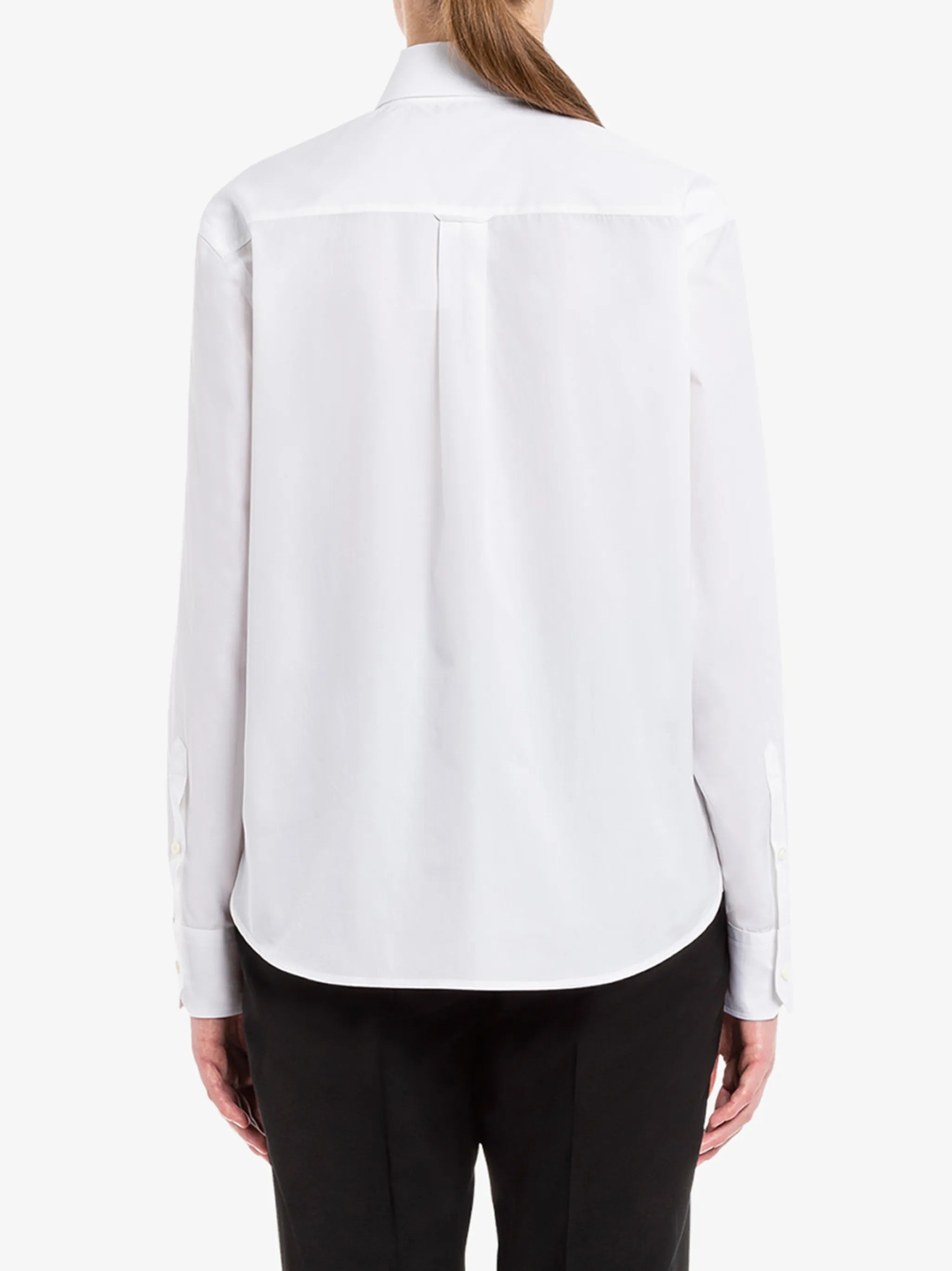 logo-patch buttoned shirt