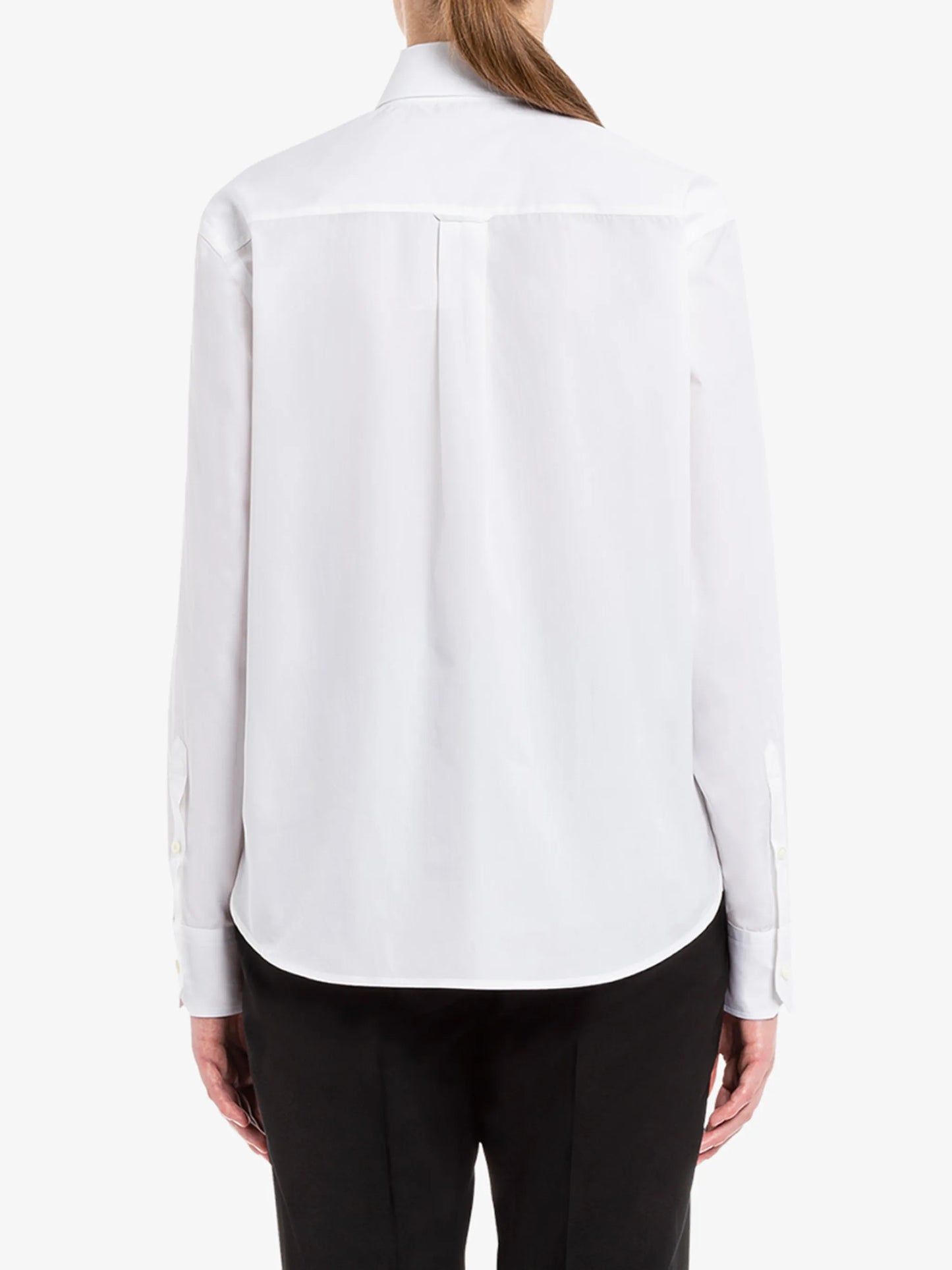 logo-patch buttoned shirt