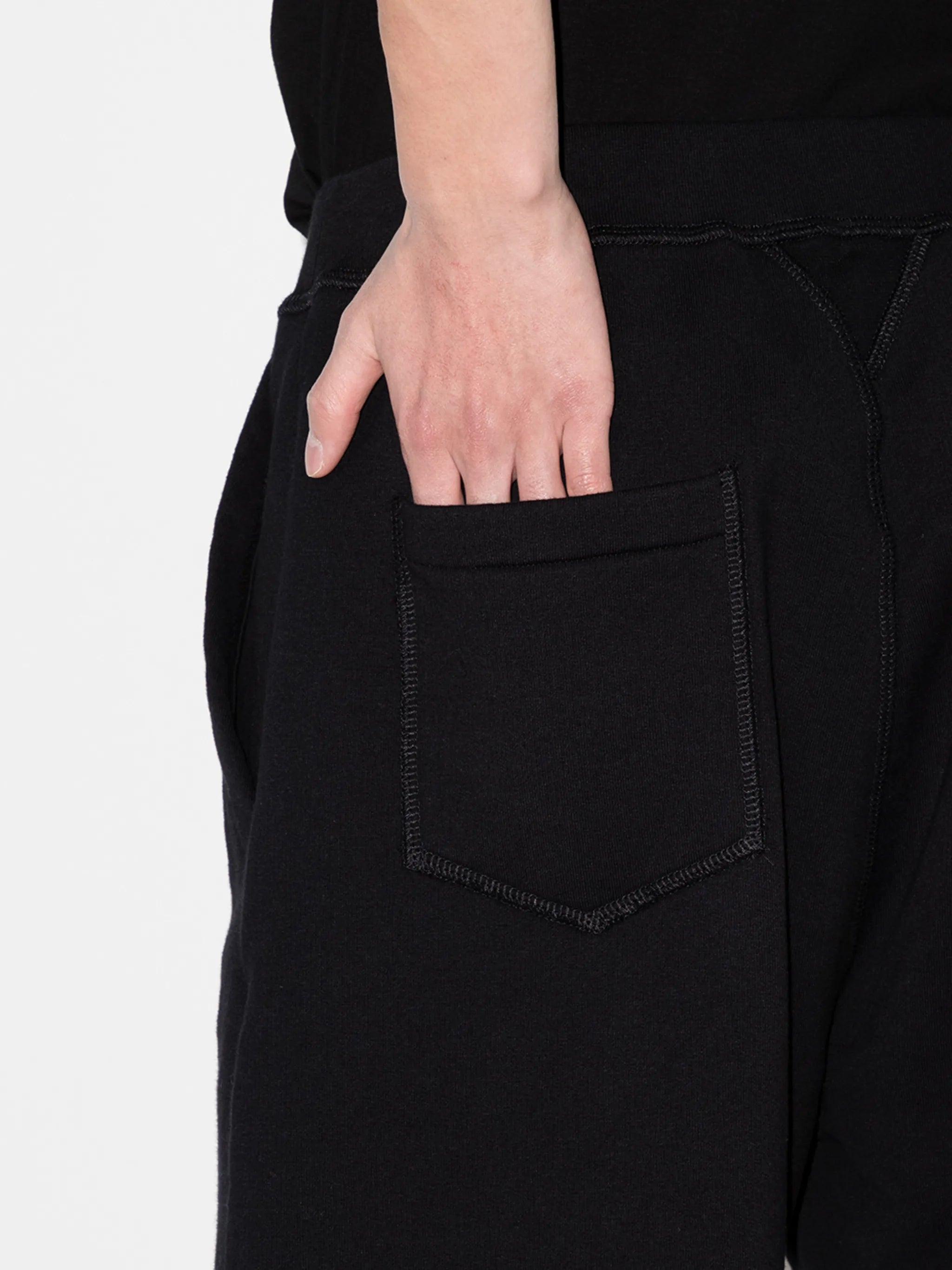 logo print track shorts