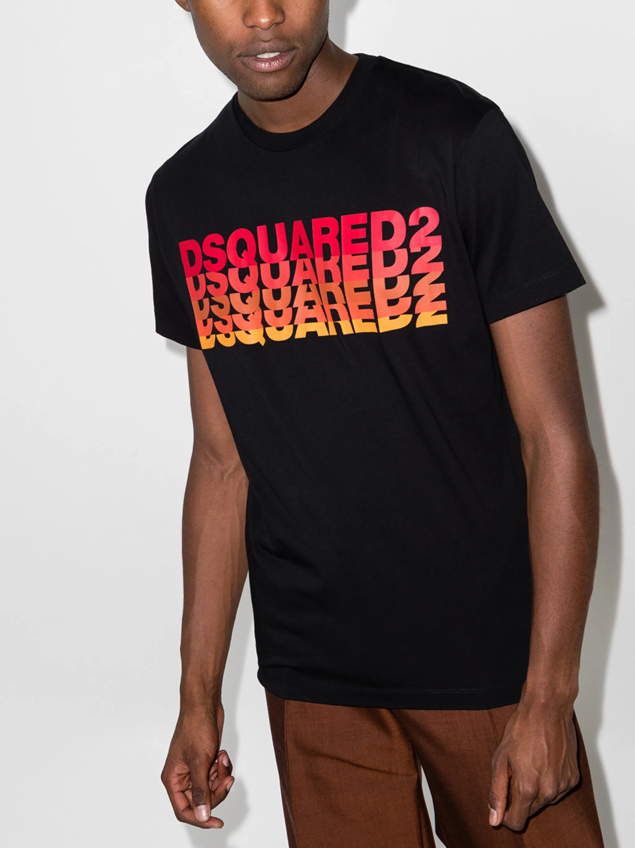 logo print short-sleeve T-shirt