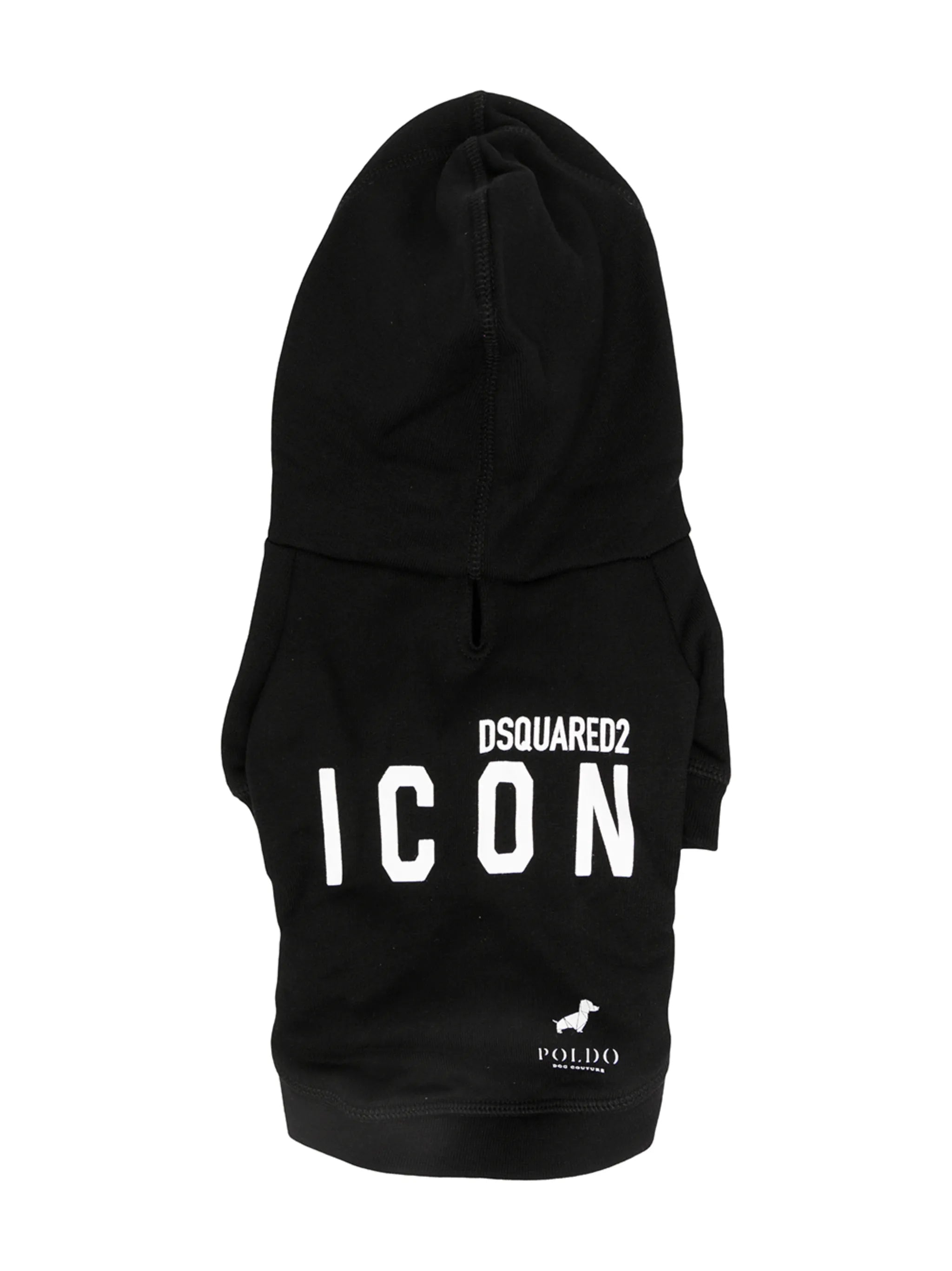 Icon logo print hoodie