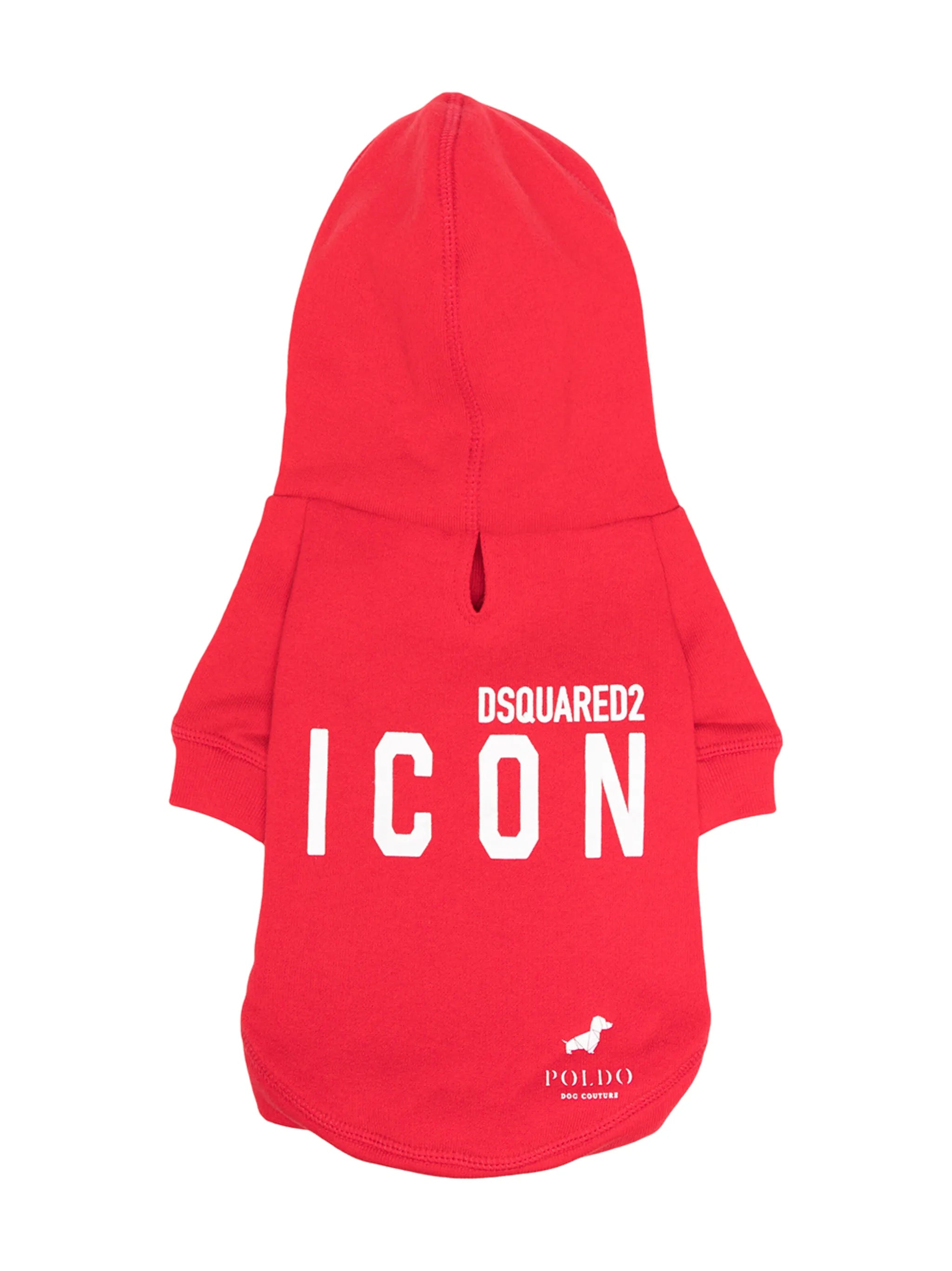Icon logo print hoodie