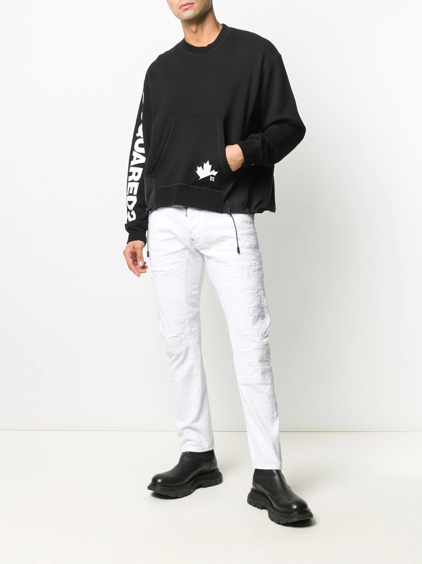 Maple Leaf logo-print sweatshirt