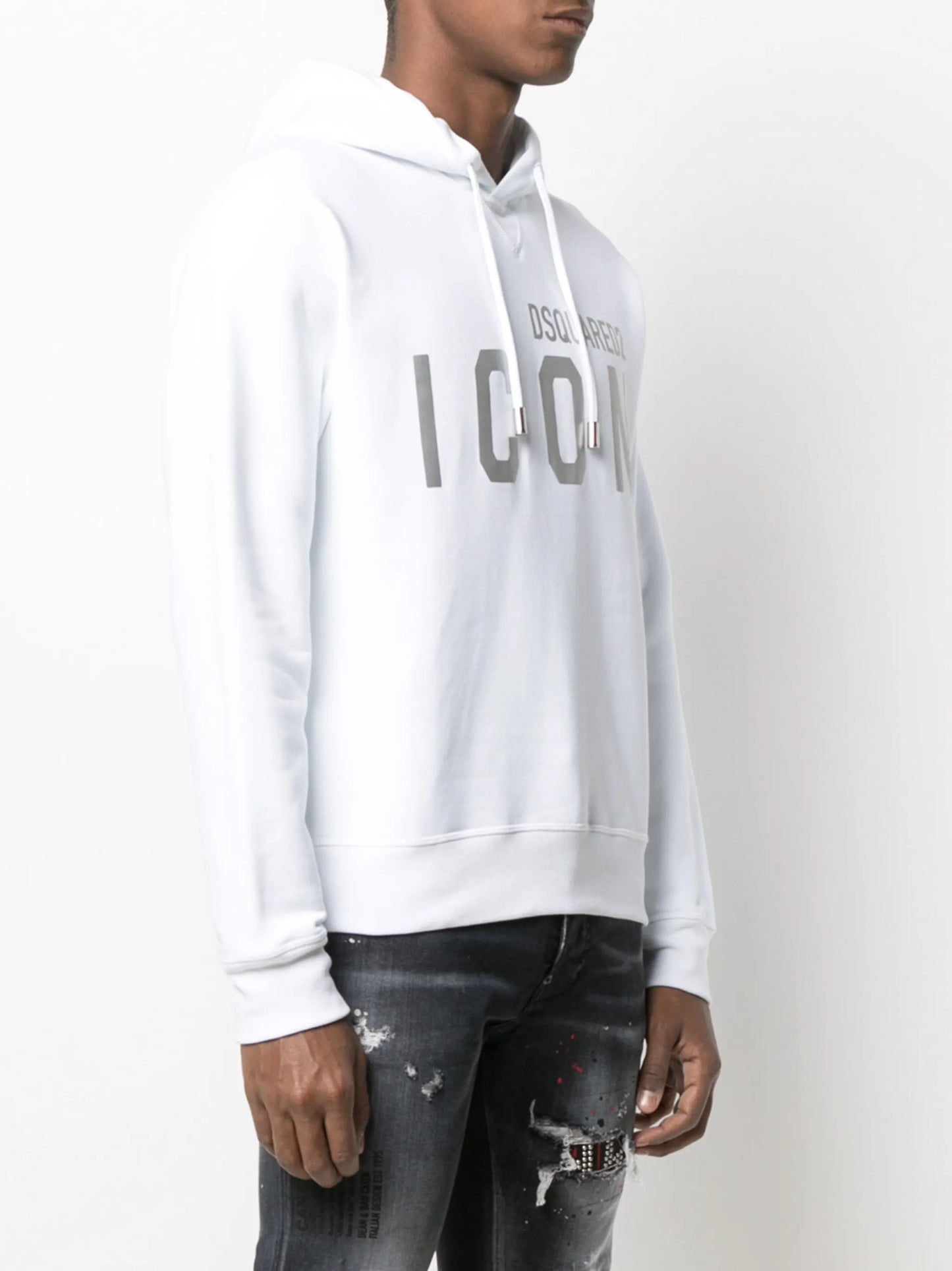 Icon print hoodie