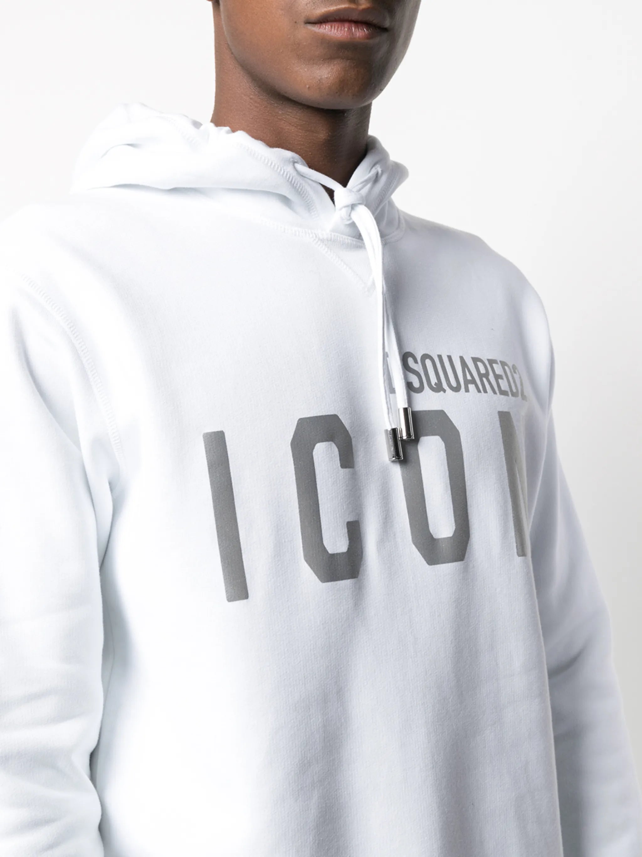 Icon print hoodie