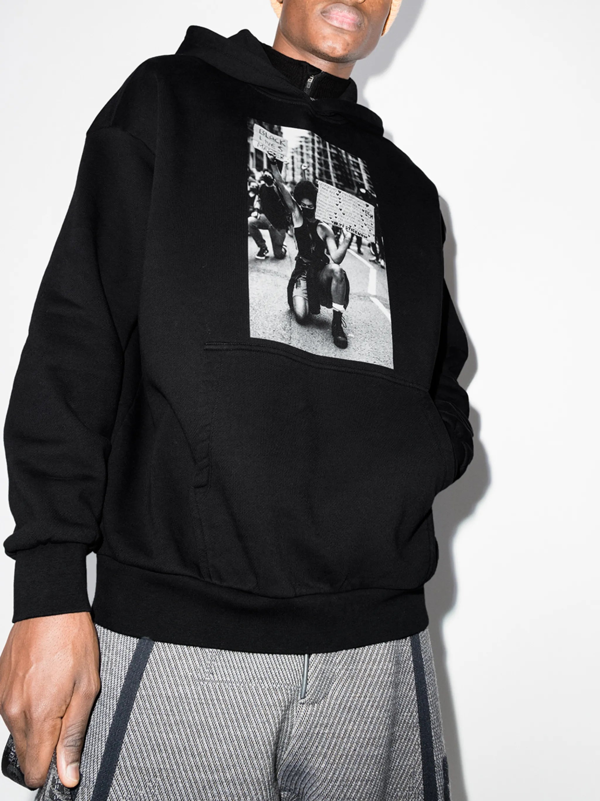 photograph print hoodie