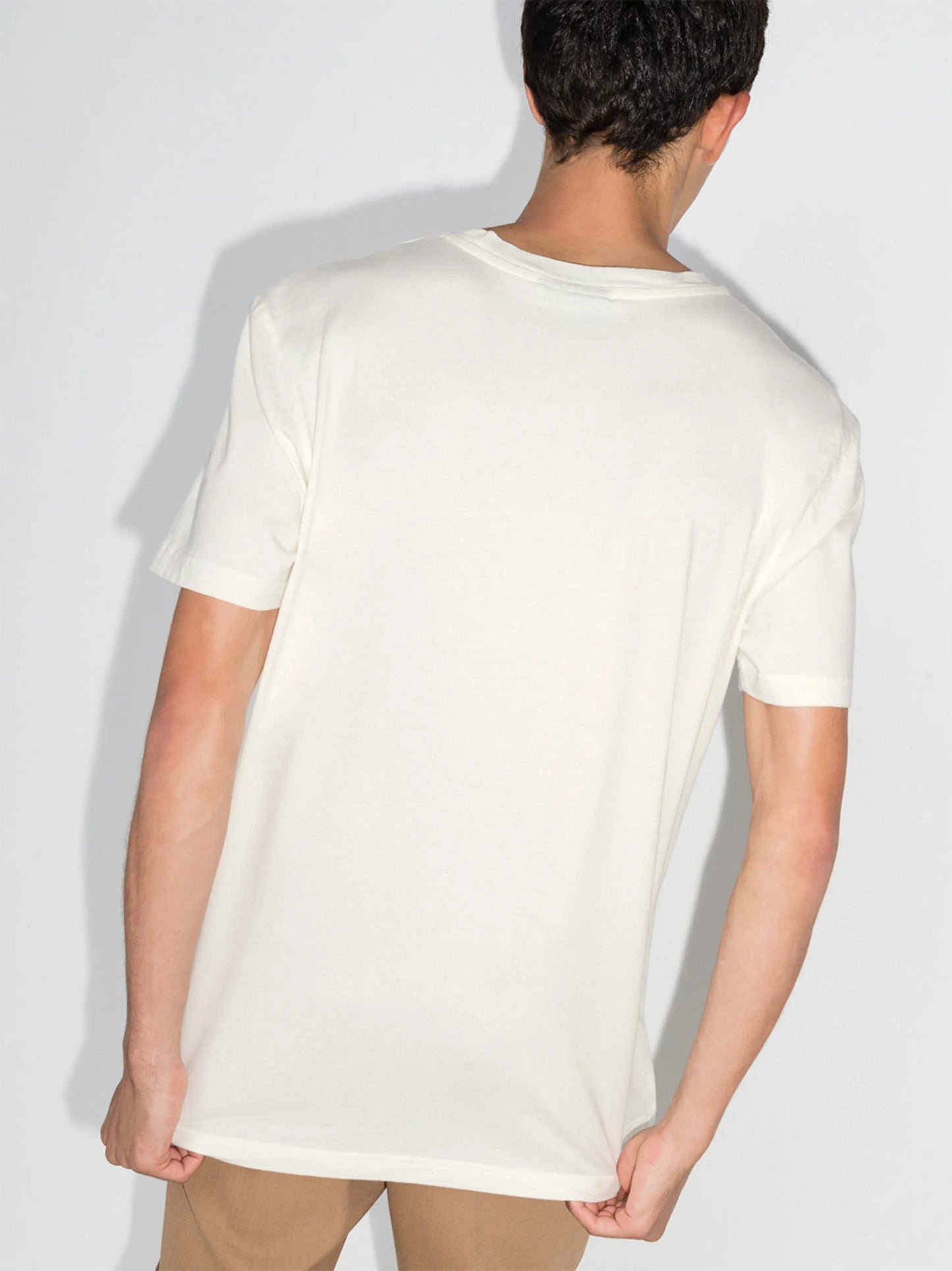 short-sleeve photograph print T-shirt