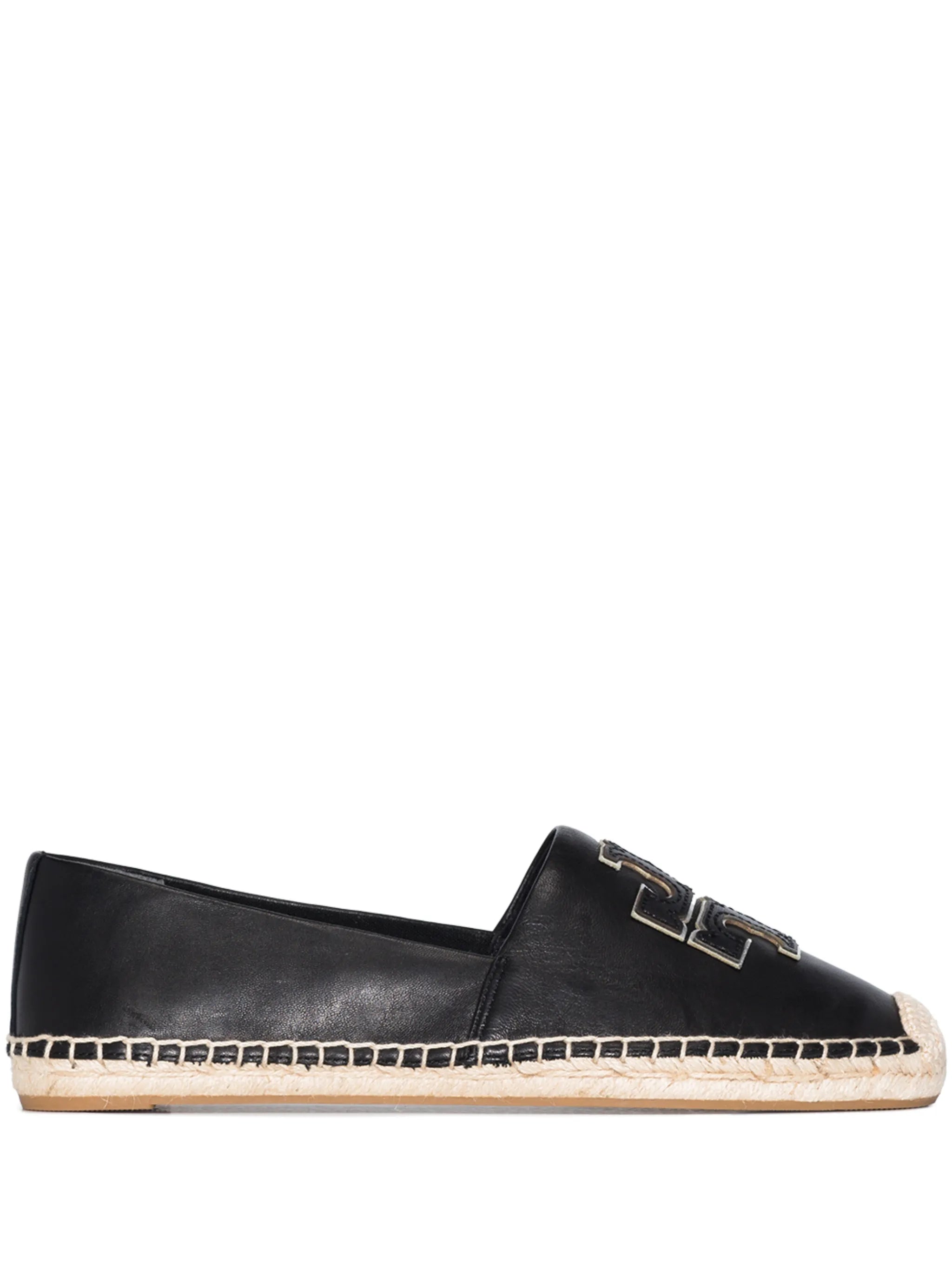 Ines flat leather espadrilles