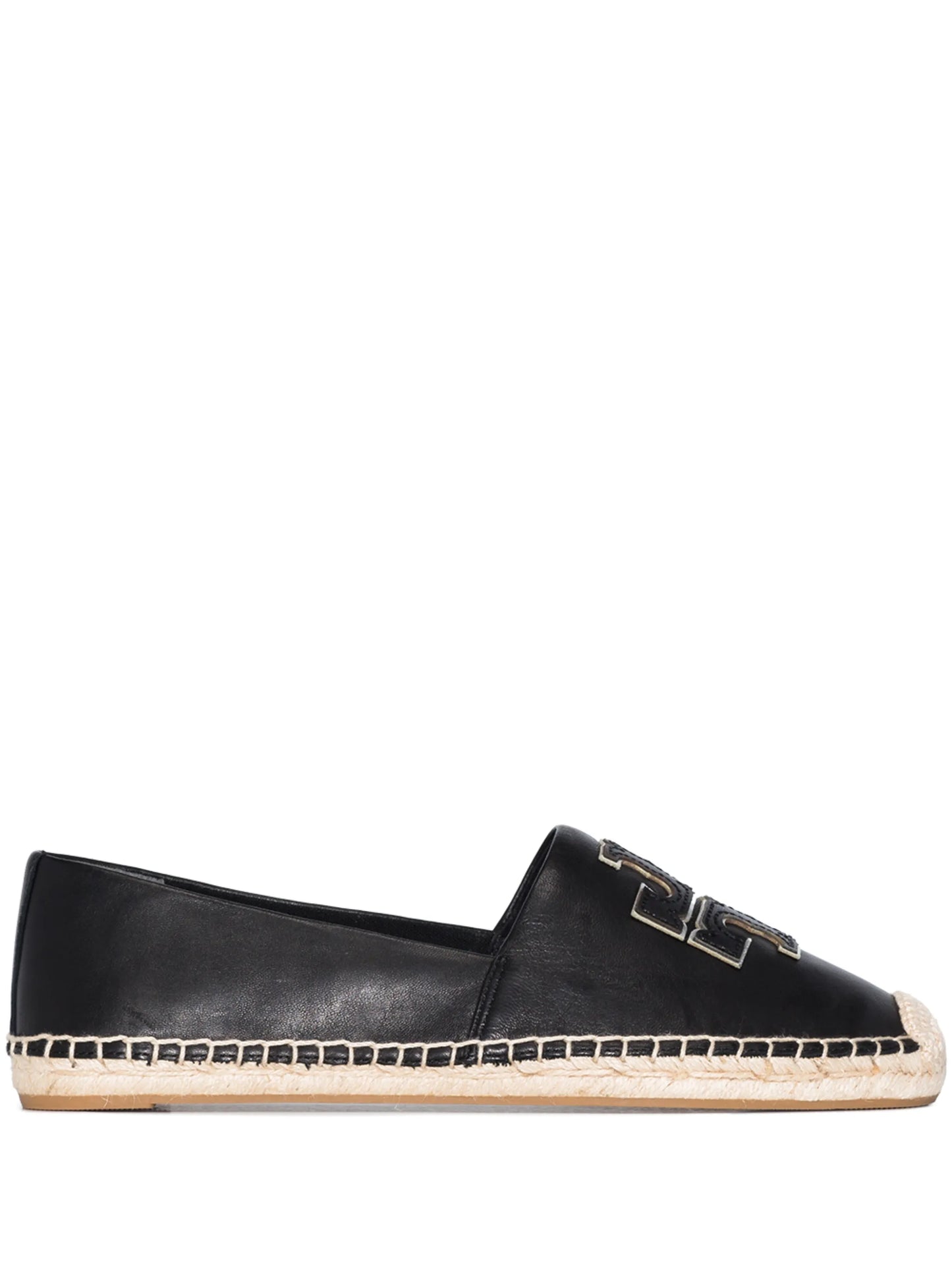 Ines flat leather espadrilles