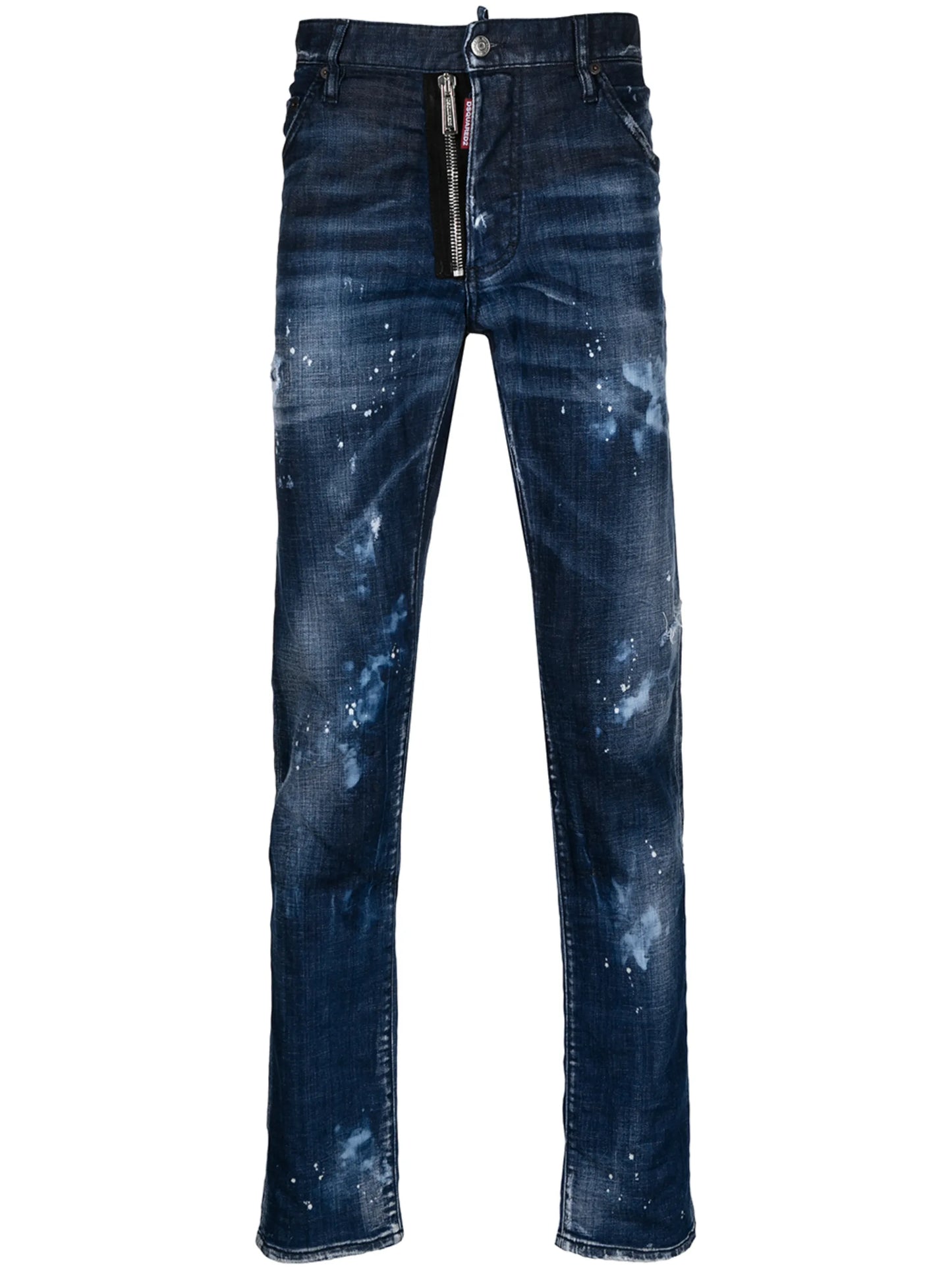 Cool Guy distressed straight-leg jeans