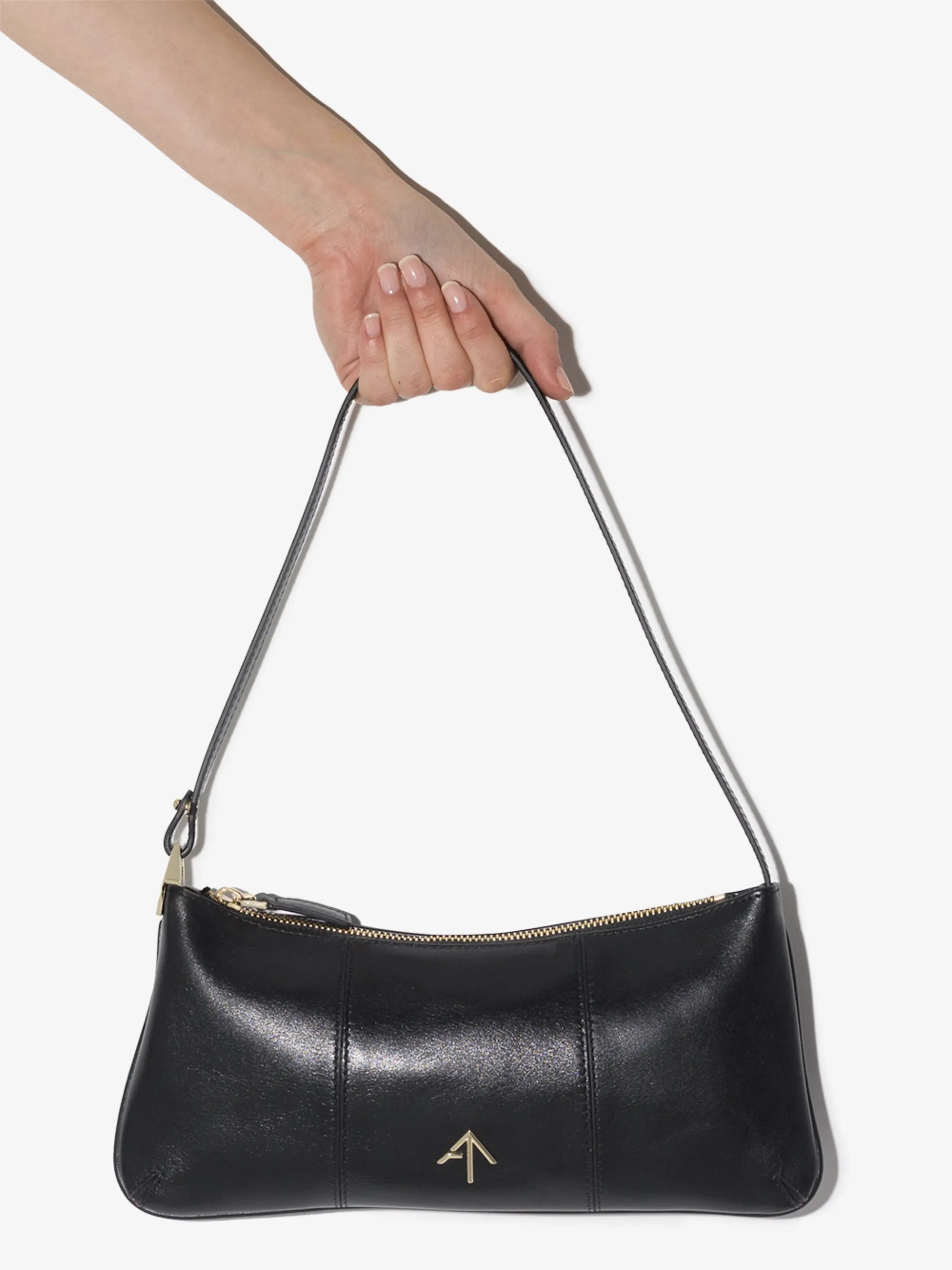 Pita logo-plaque shoulder bag