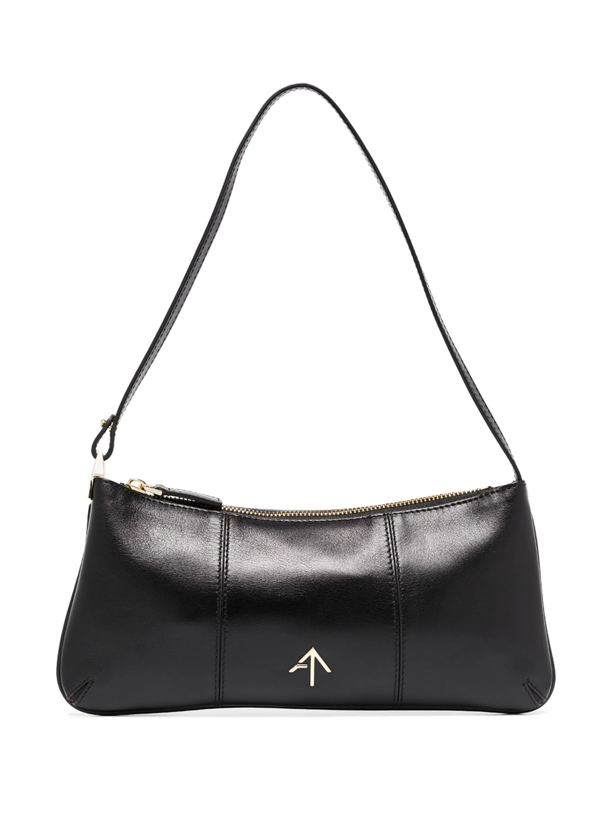 Pita logo-plaque shoulder bag