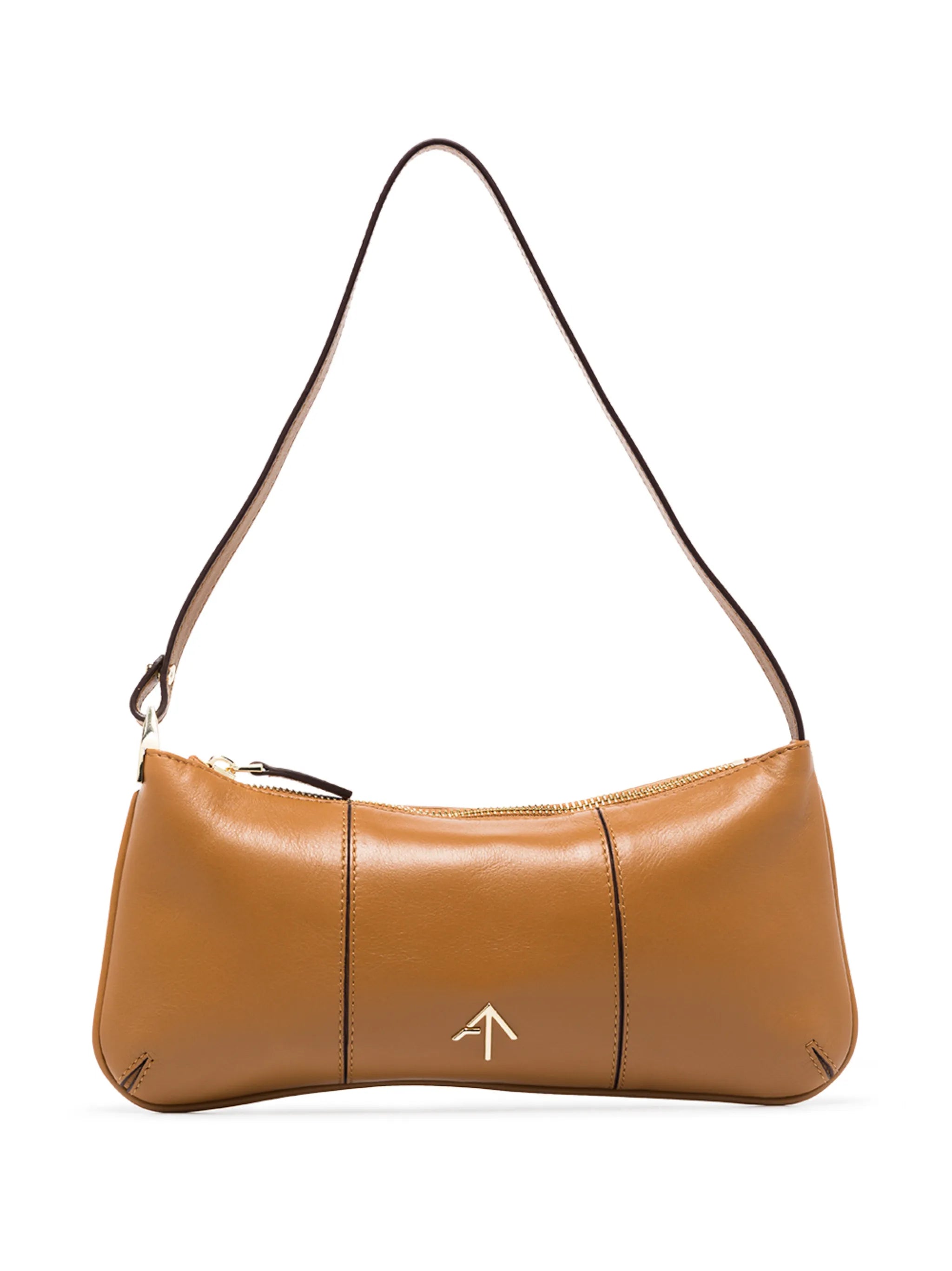 Pita logo-plaque shoulder bag