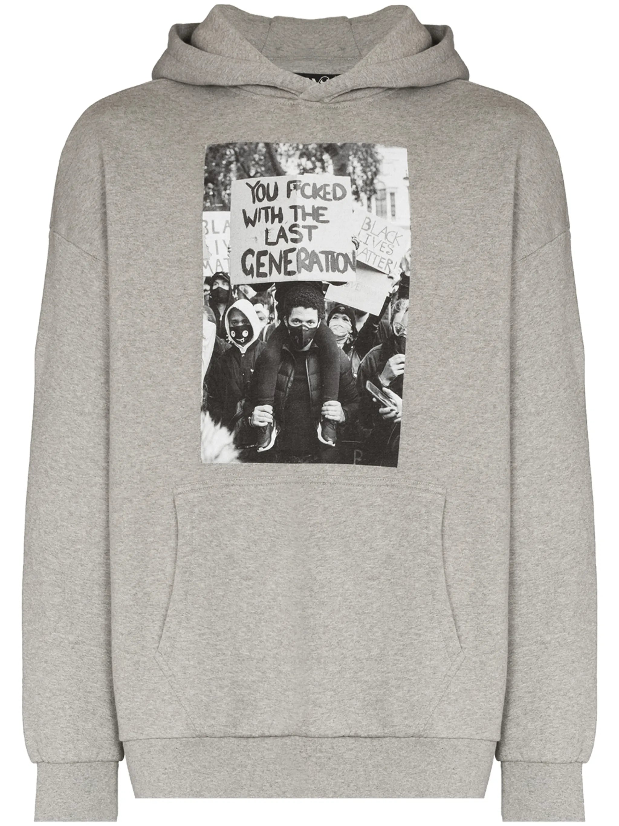 photograph print hoodie