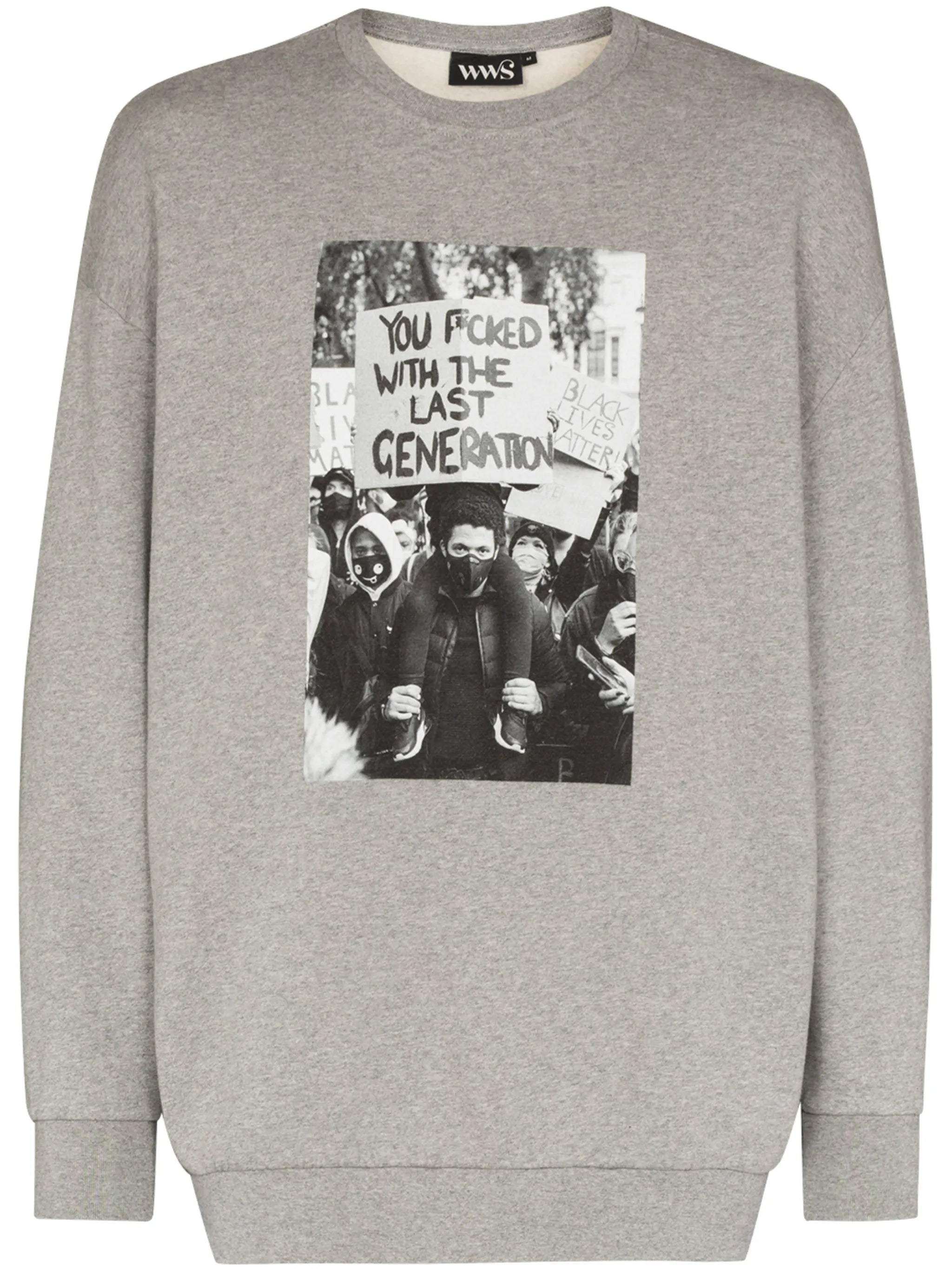 Generation photograph-print sweatshirt