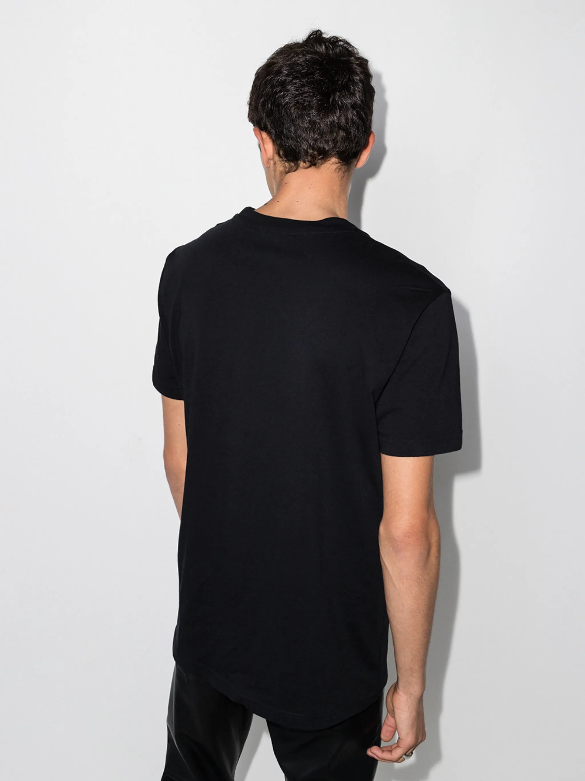 short-sleeve photograph print T-shirt