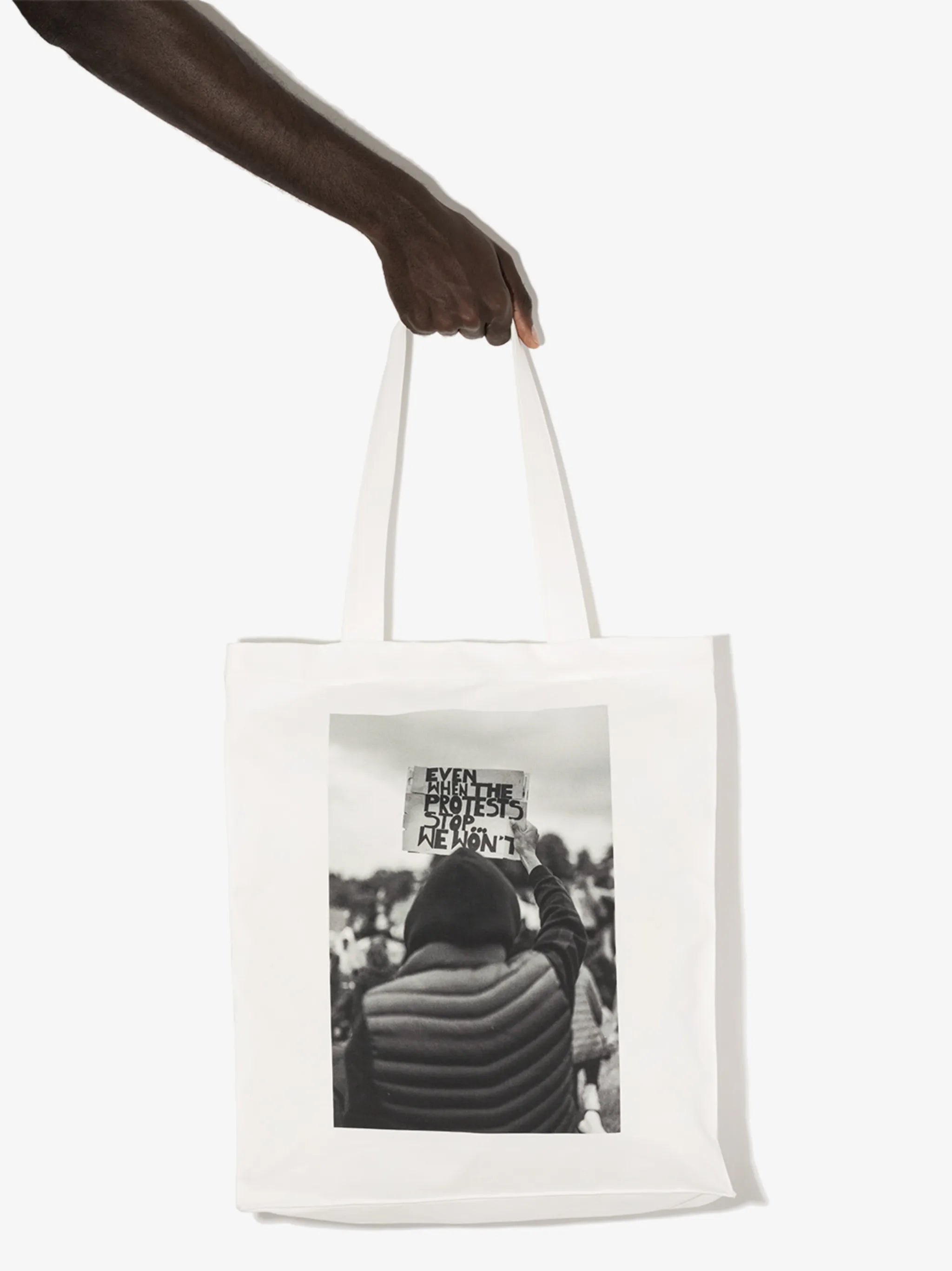 photograph print tote