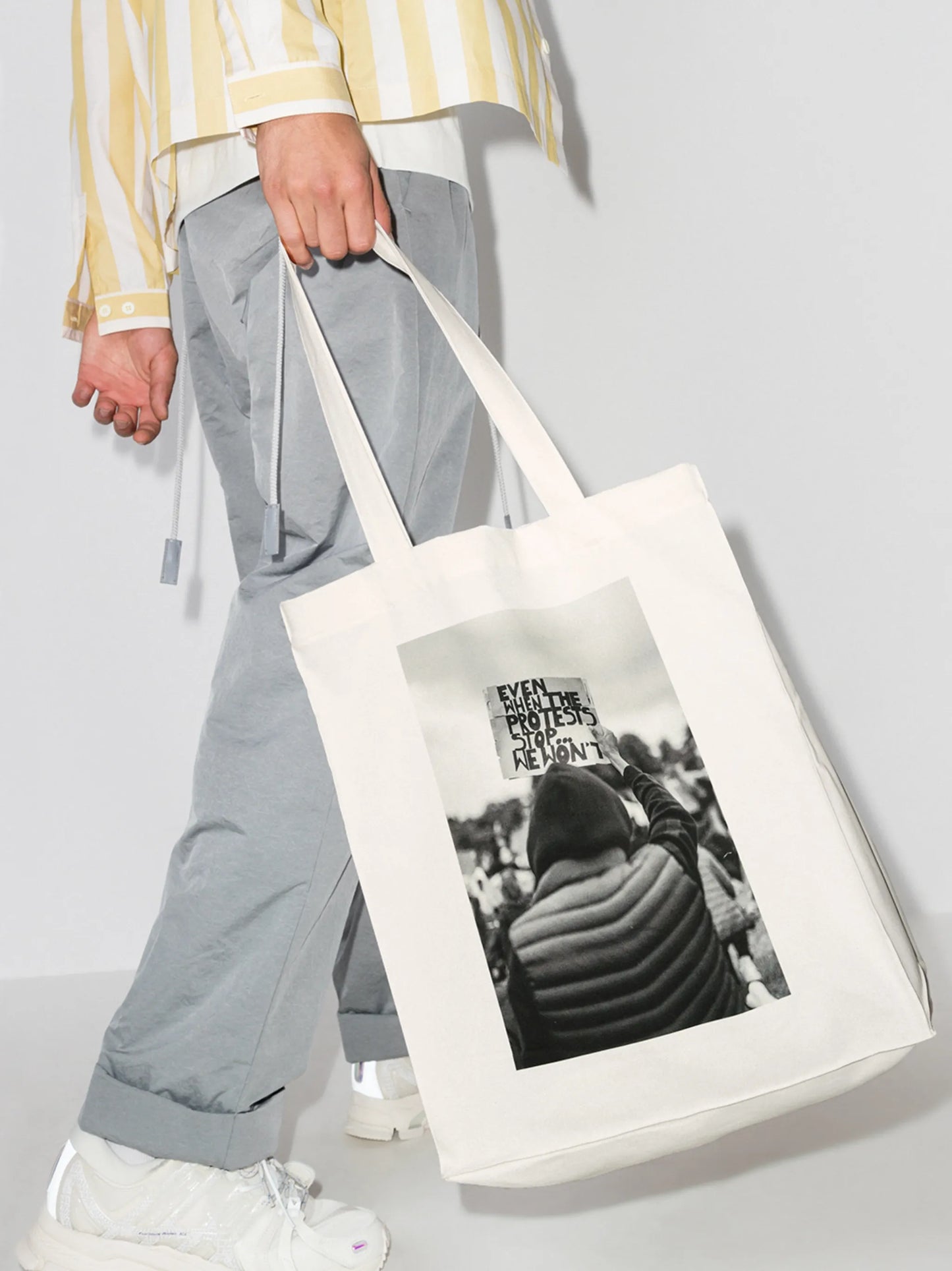 photograph print tote