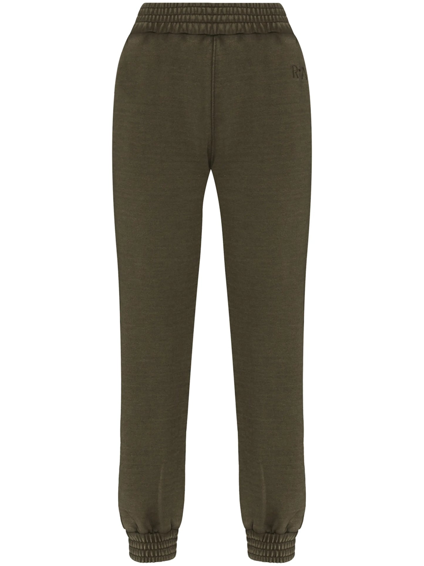 embroidered logo high-waisted track pants
