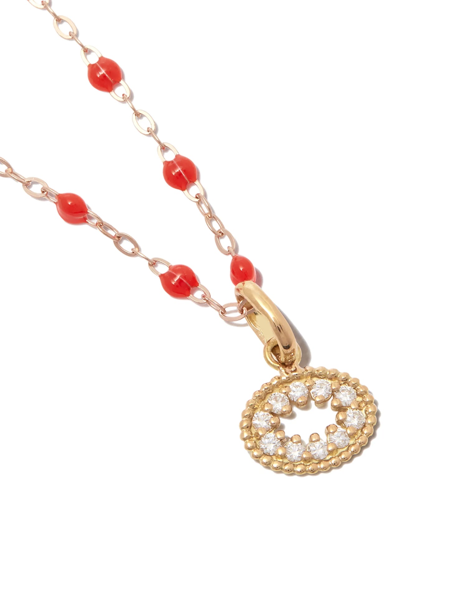 18kt yellow gold Me Hearty diamond pendant