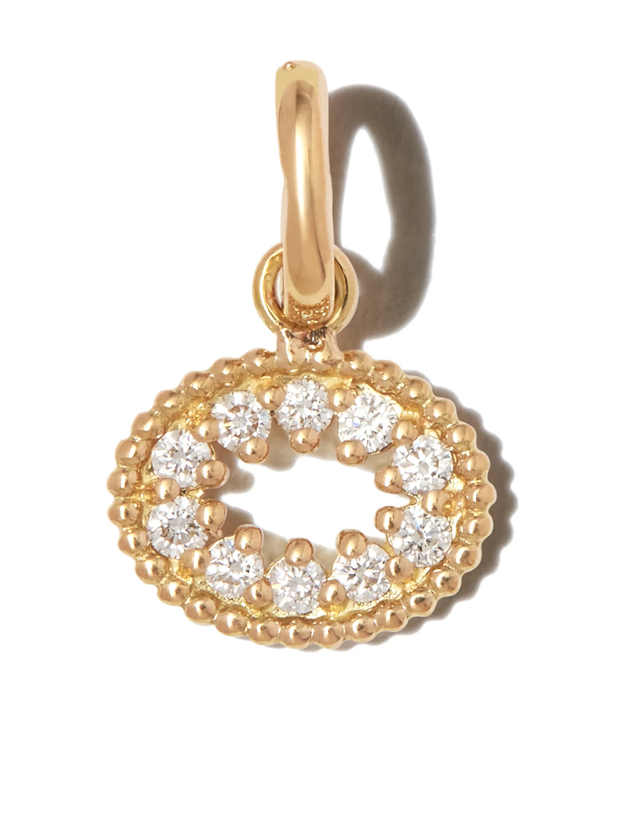 18kt yellow gold Me Hearty diamond pendant