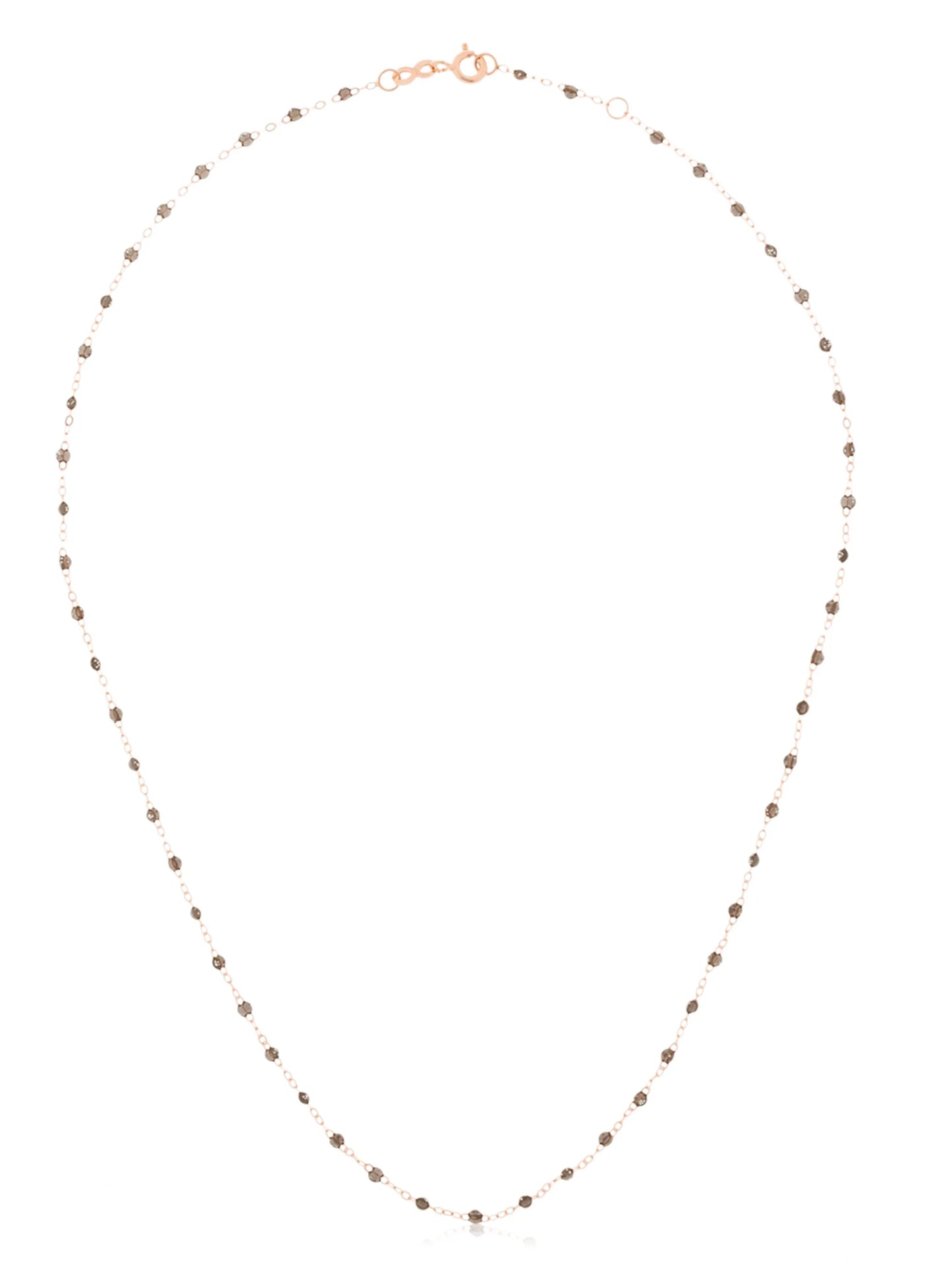 18kt rose gold Classic Gigi beaded necklace