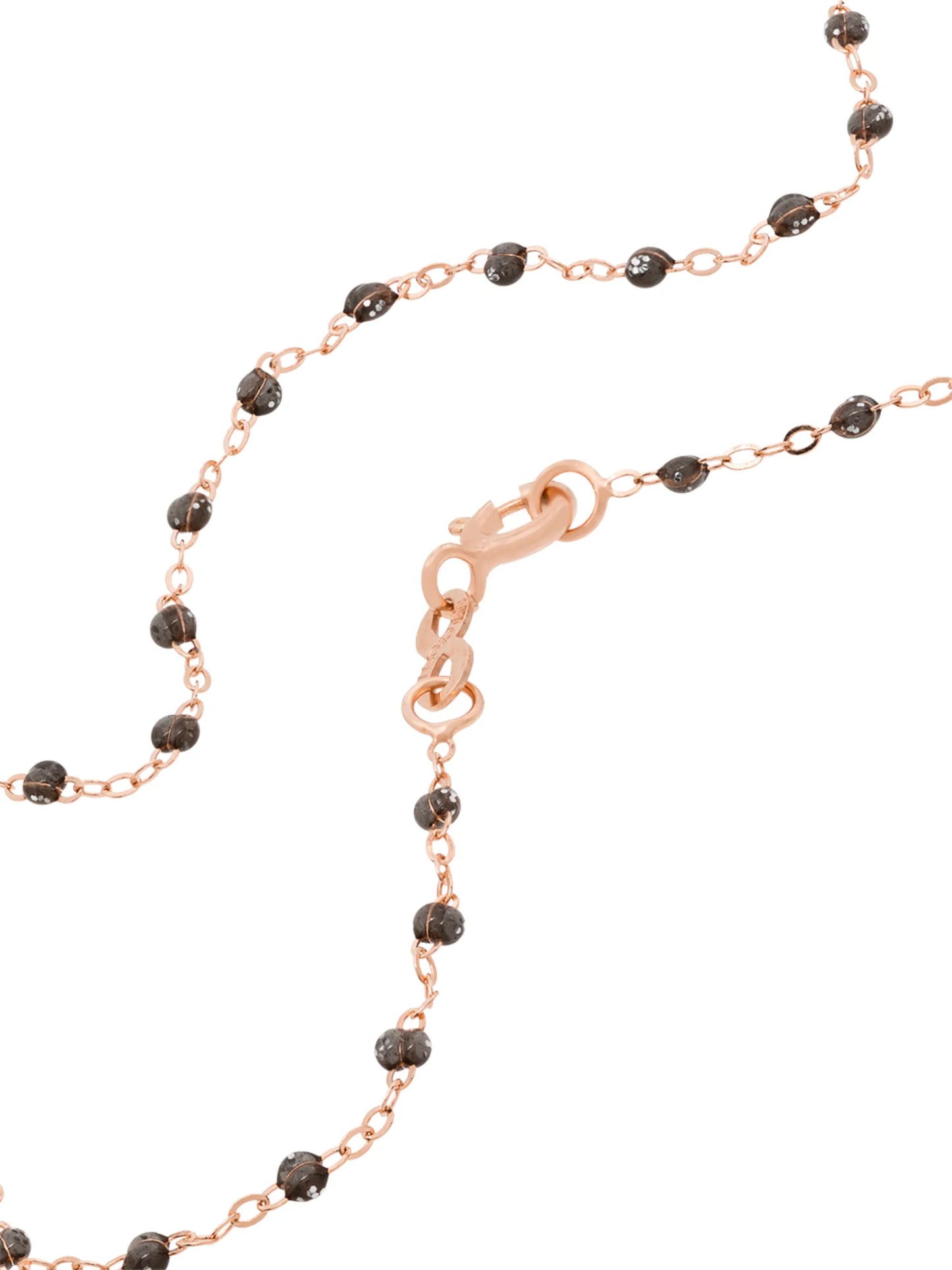 18kt rose gold Classic Gigi beaded necklace