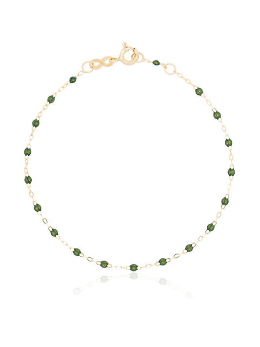 18kt yellow gold Classic Gigi  beaded bracelet