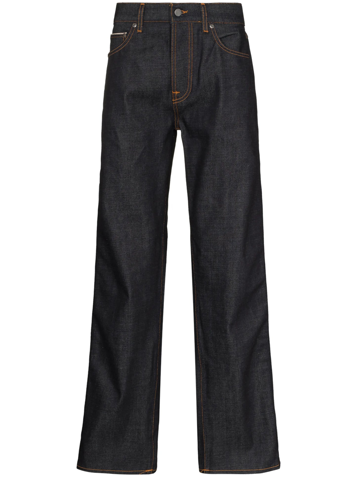 high-rise loose-fit jeans