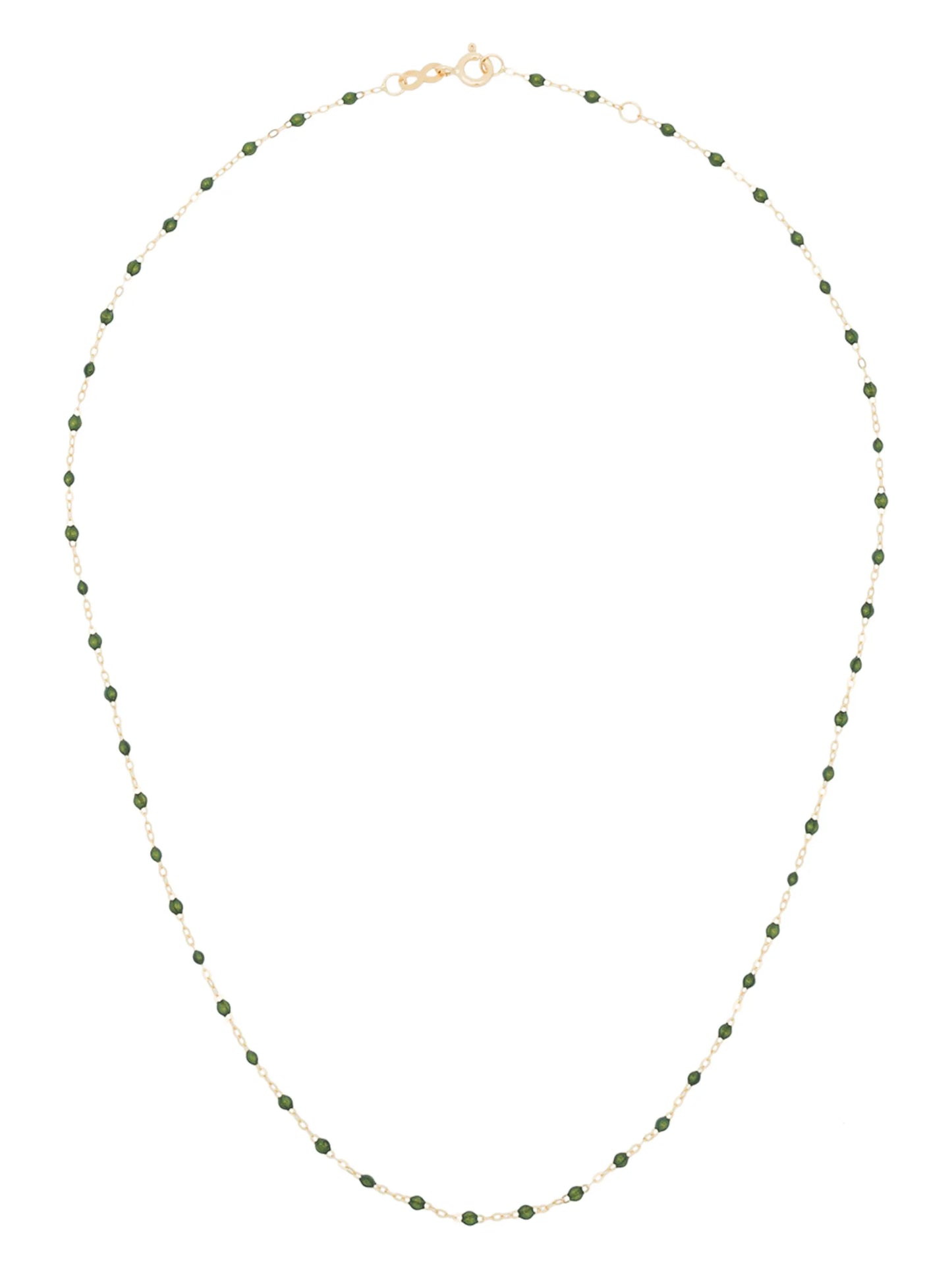 18kt yellow gold Classic Gigi beaded necklace
