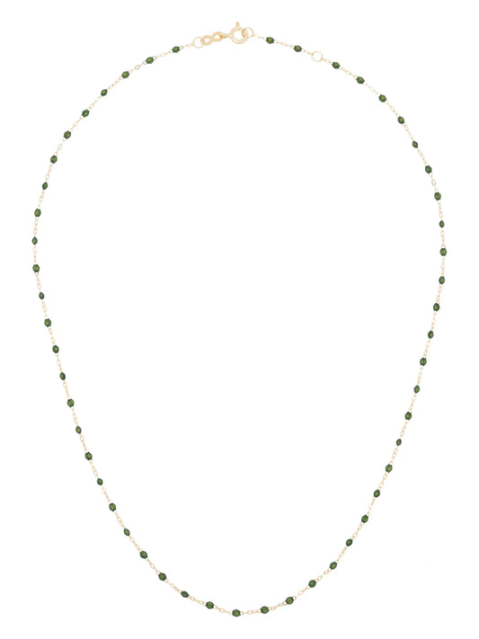 18kt yellow gold Classic Gigi beaded necklace