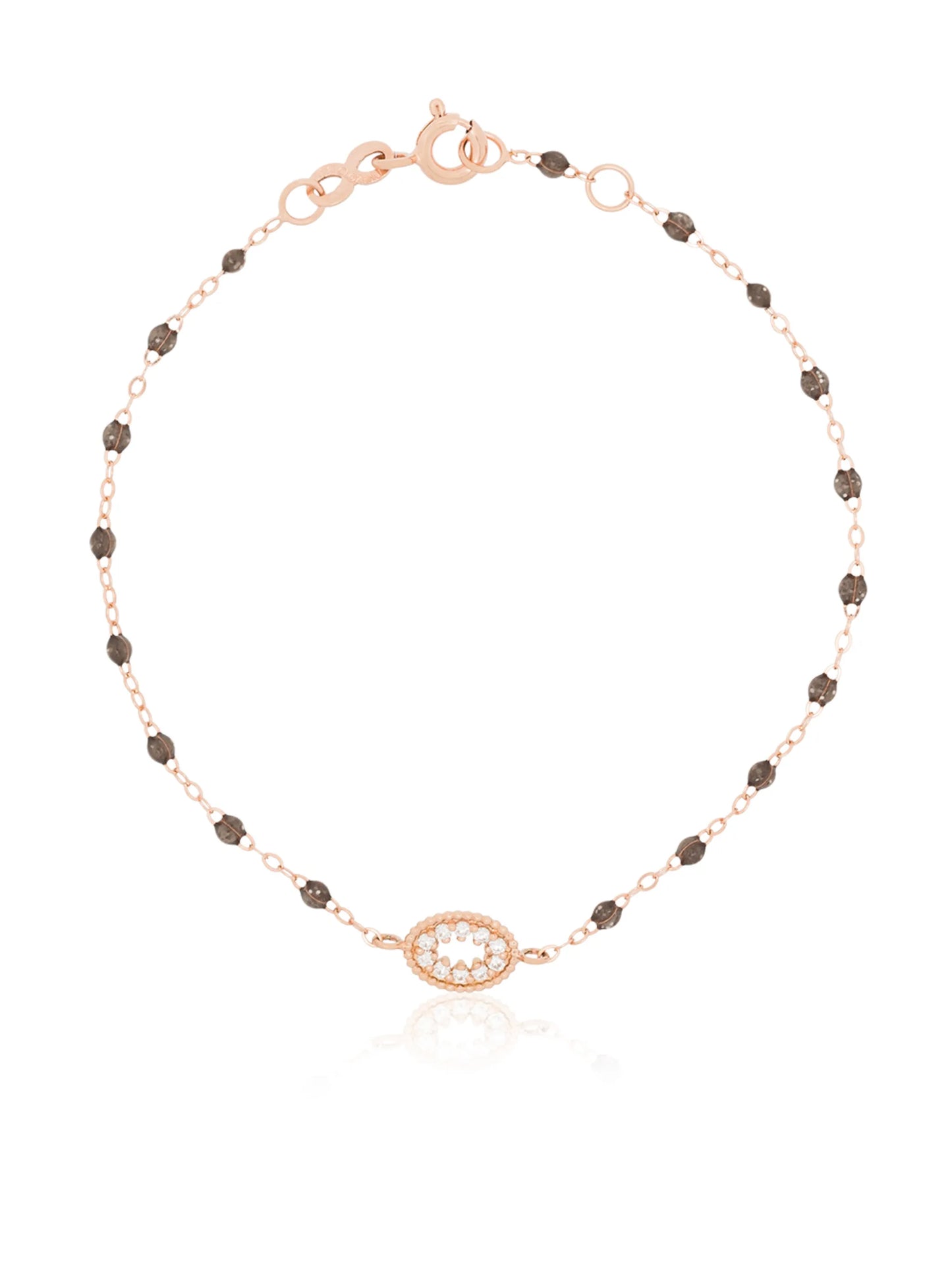 18kt rose gold Quartz Me Hearty bracelet