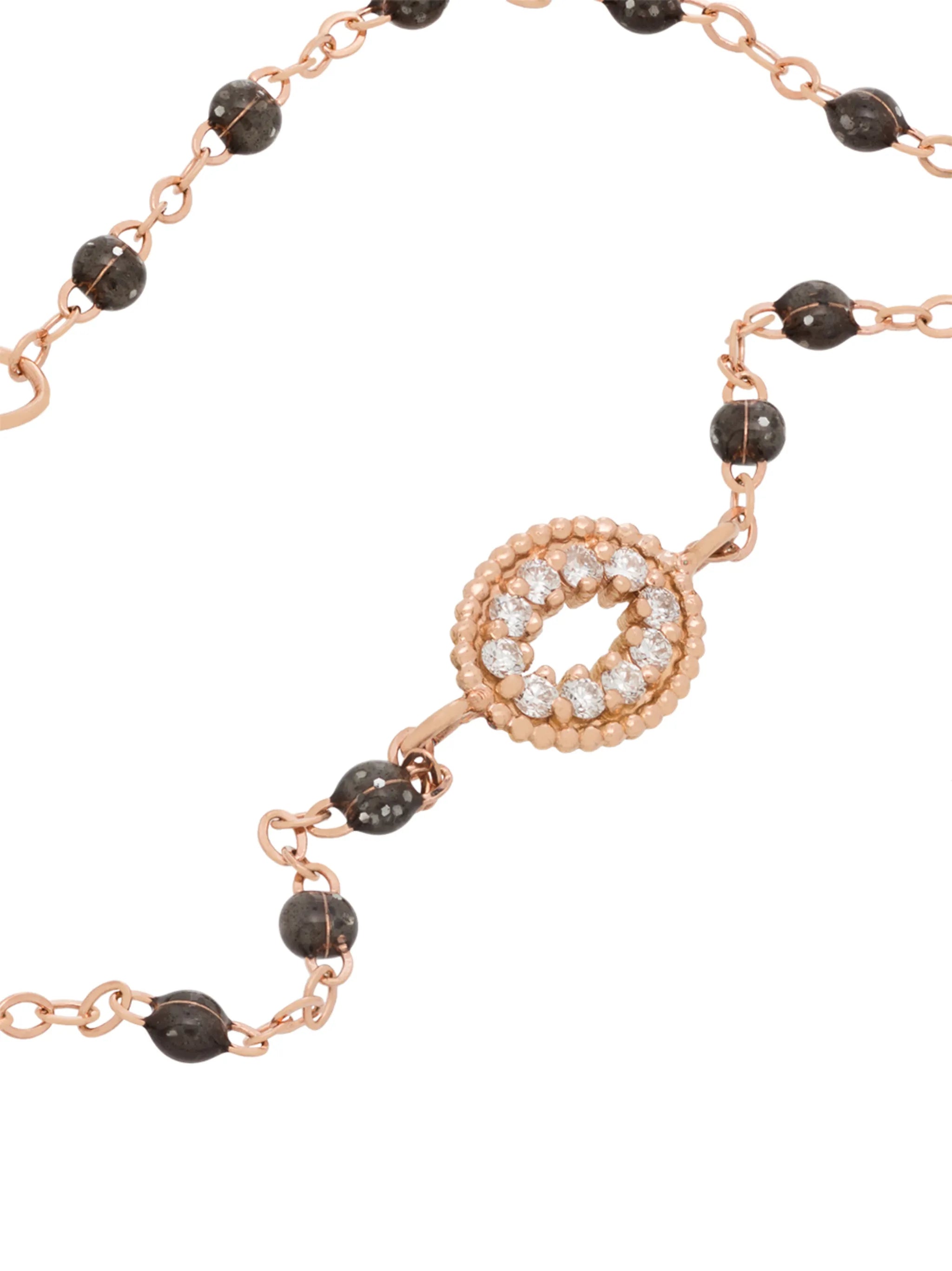 18kt rose gold Quartz Me Hearty bracelet