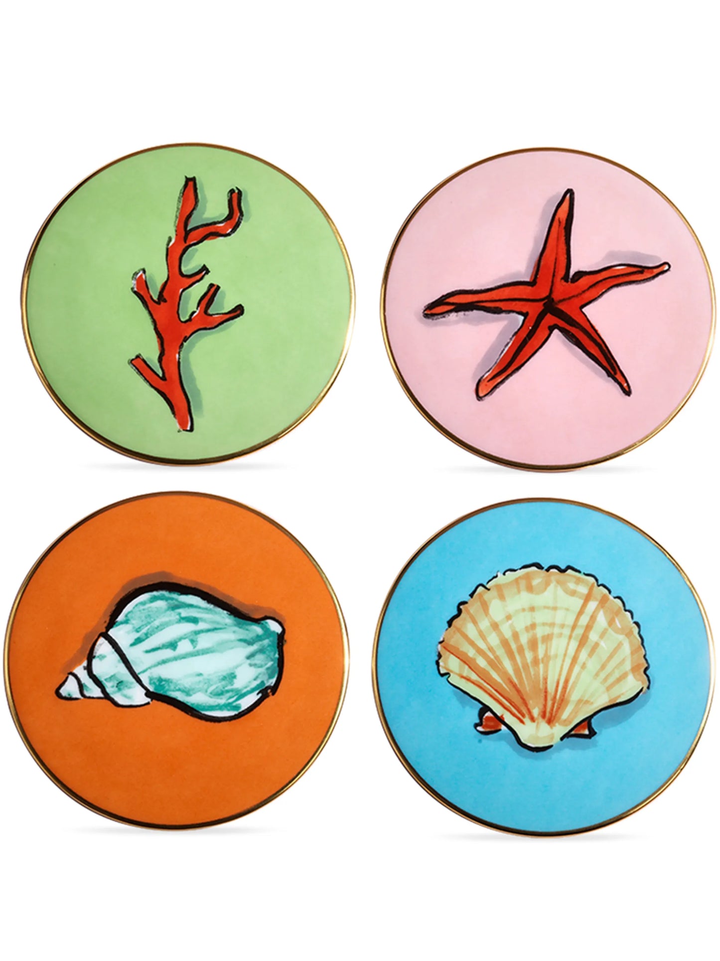 Viaggio di Nettuno coasters (set of 4)