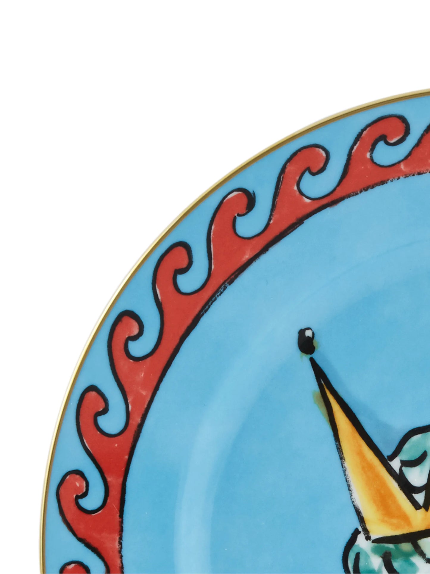 Viaggio di Nettuno porcelain dinner plate