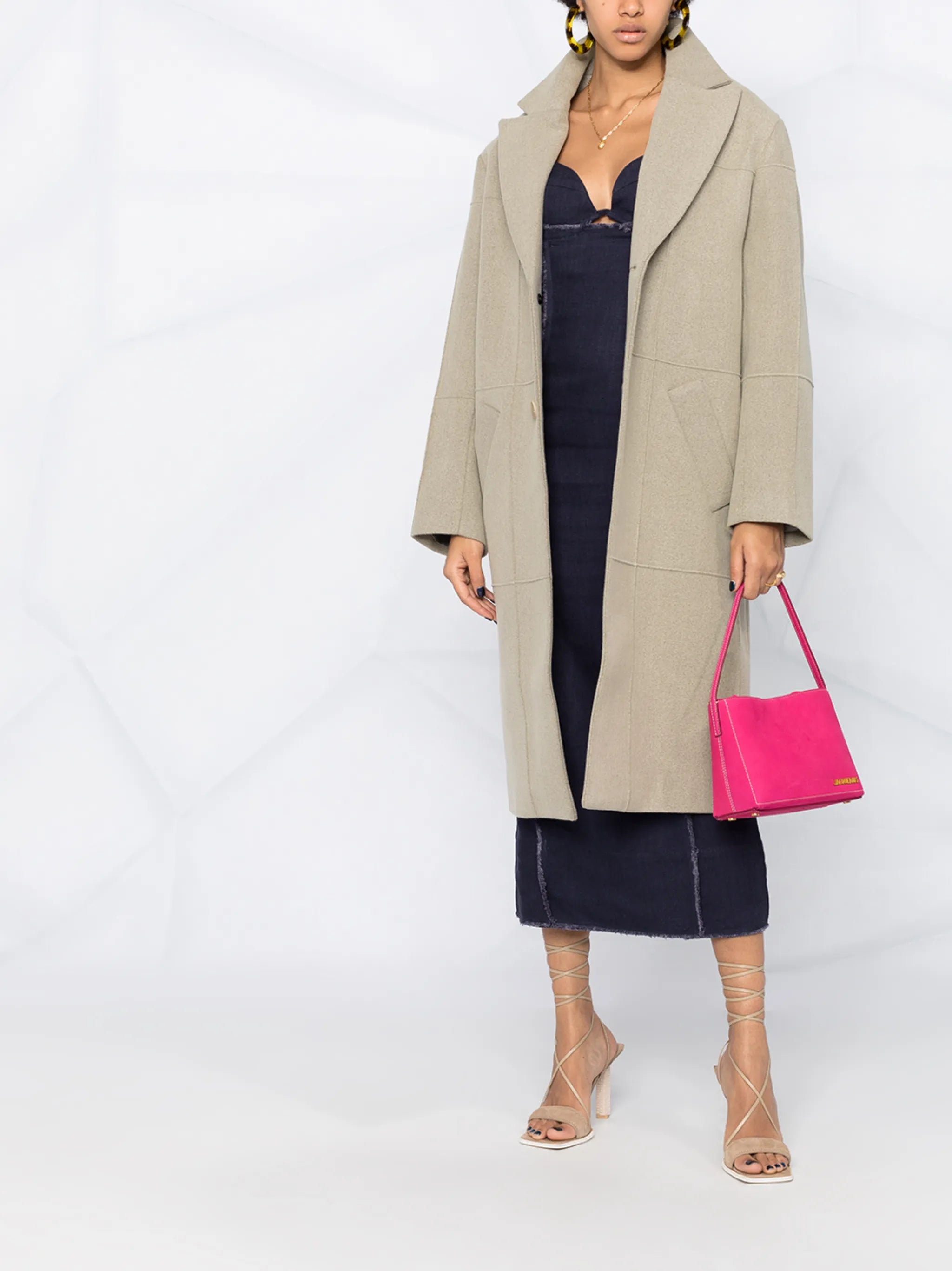 Carro single-breasted coat