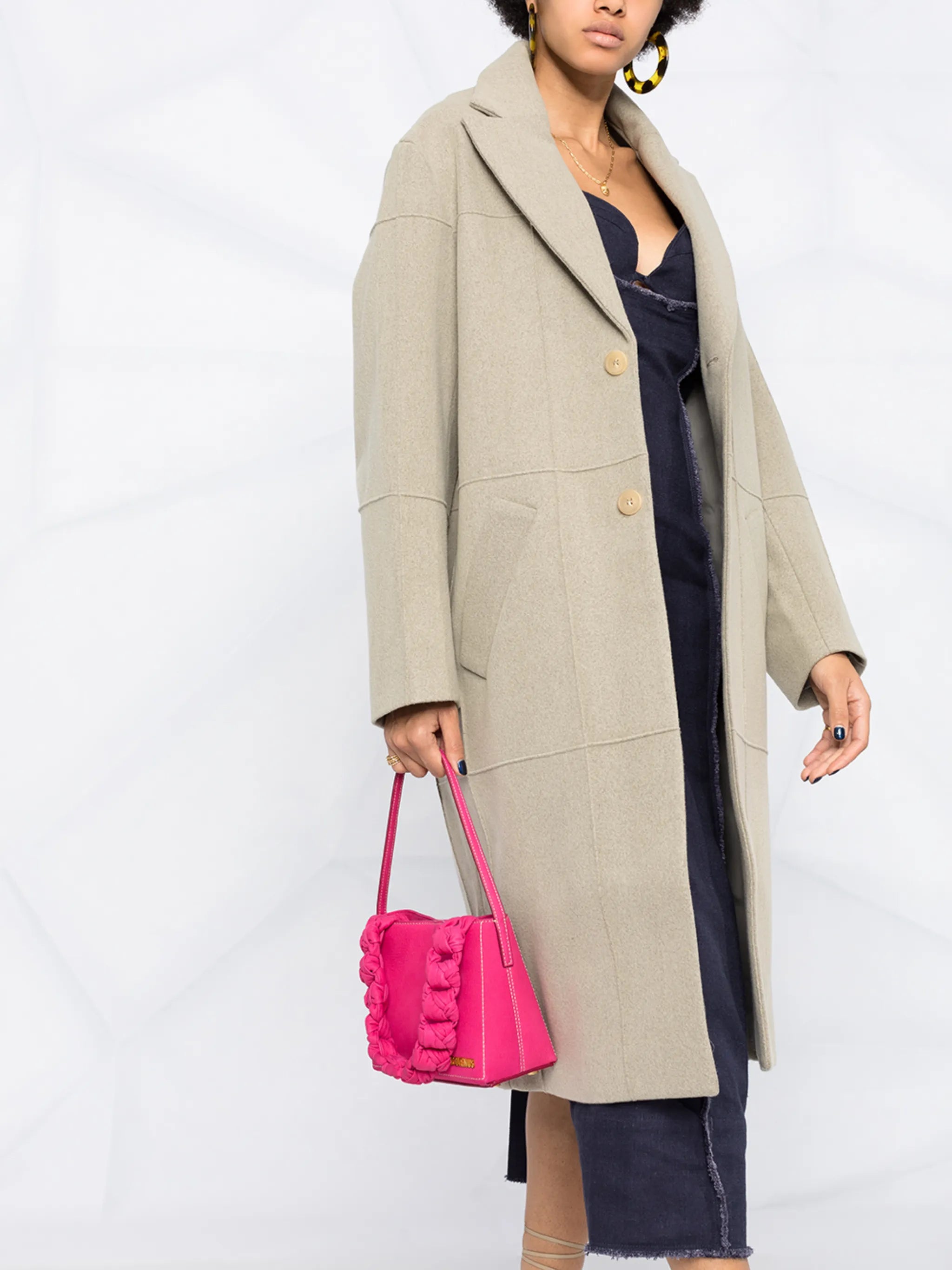 Carro single-breasted coat