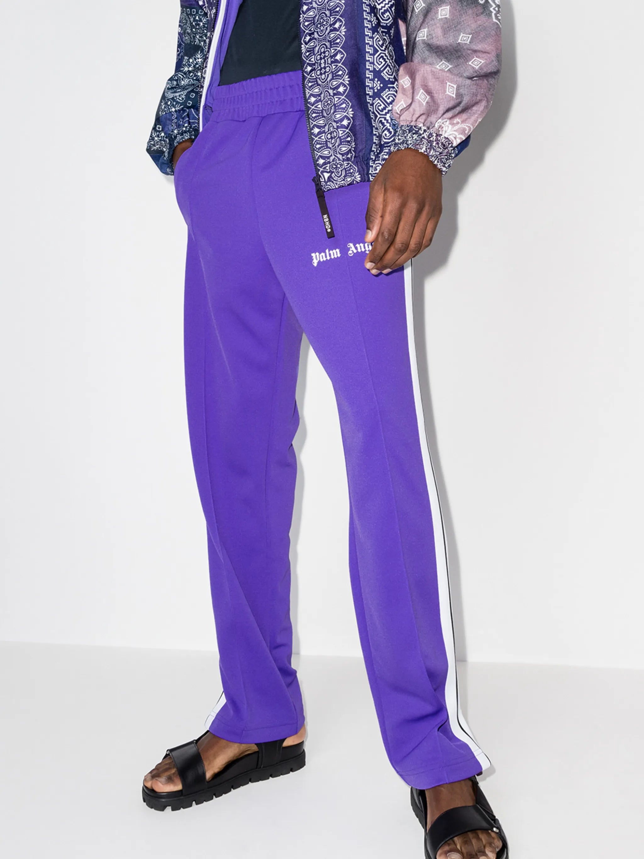 side panel logo track pants