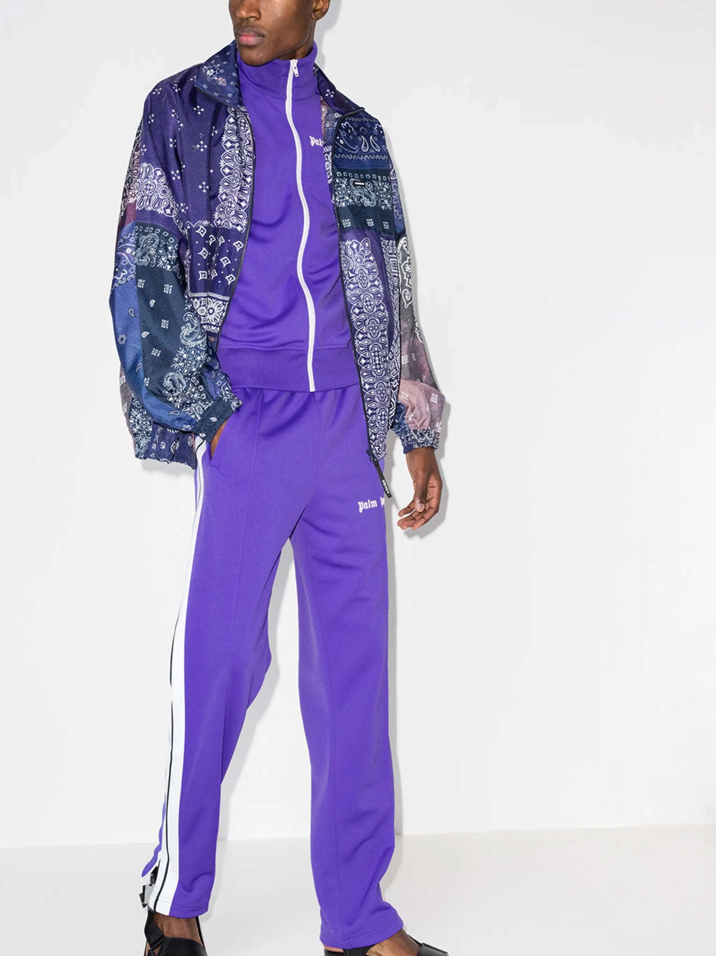 side panel logo track pants