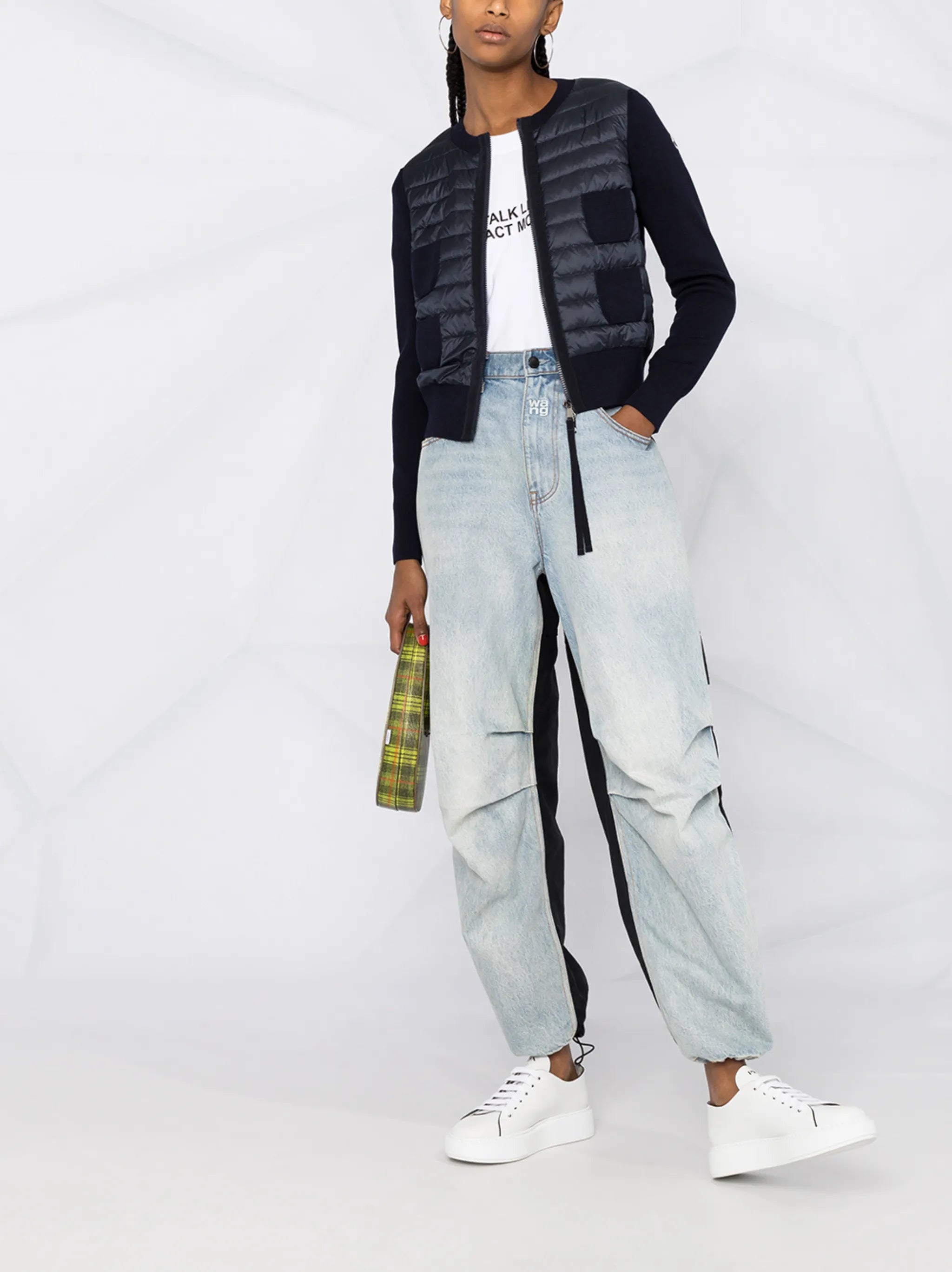 tonal padded jumper