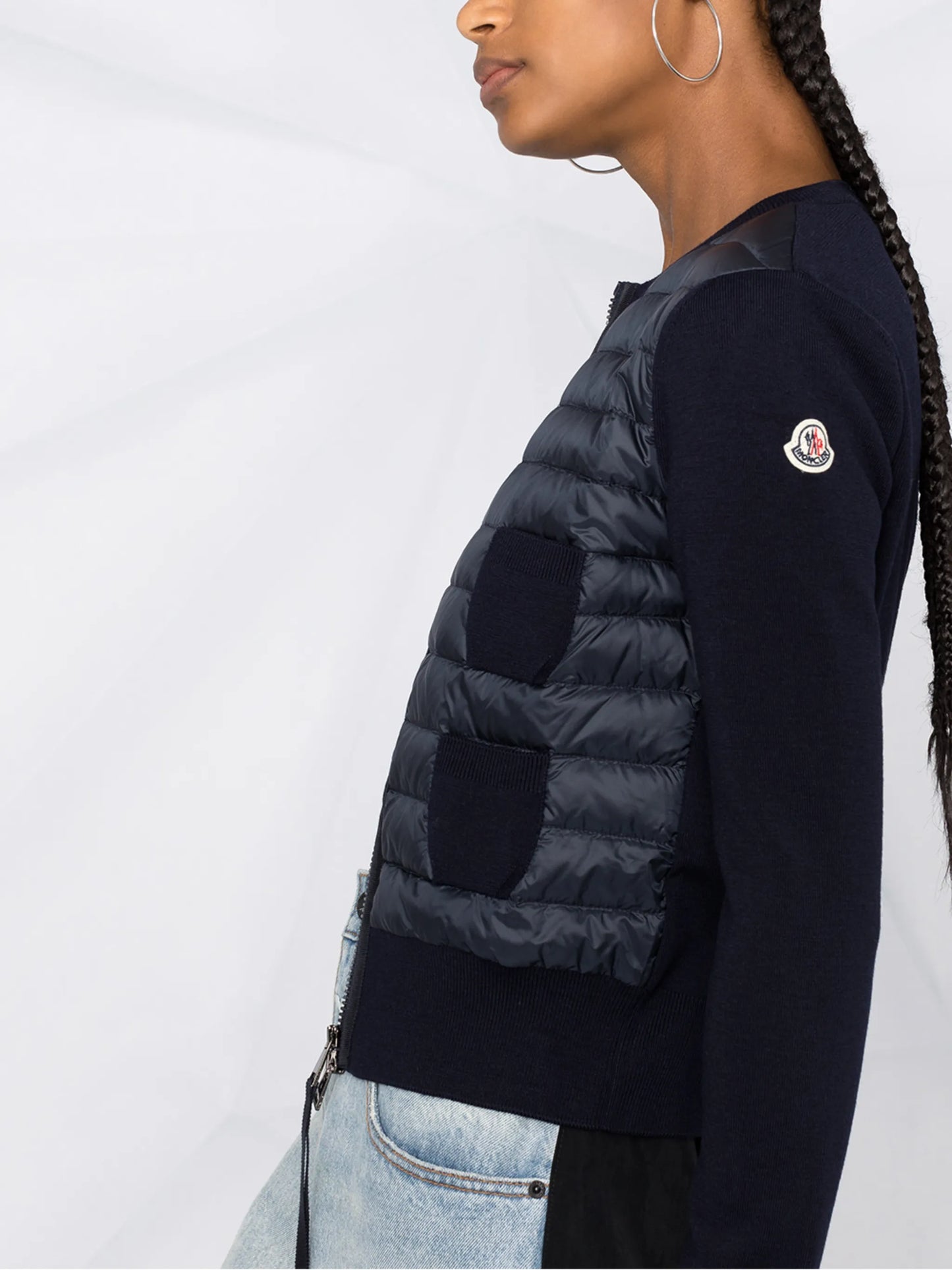 tonal padded jumper