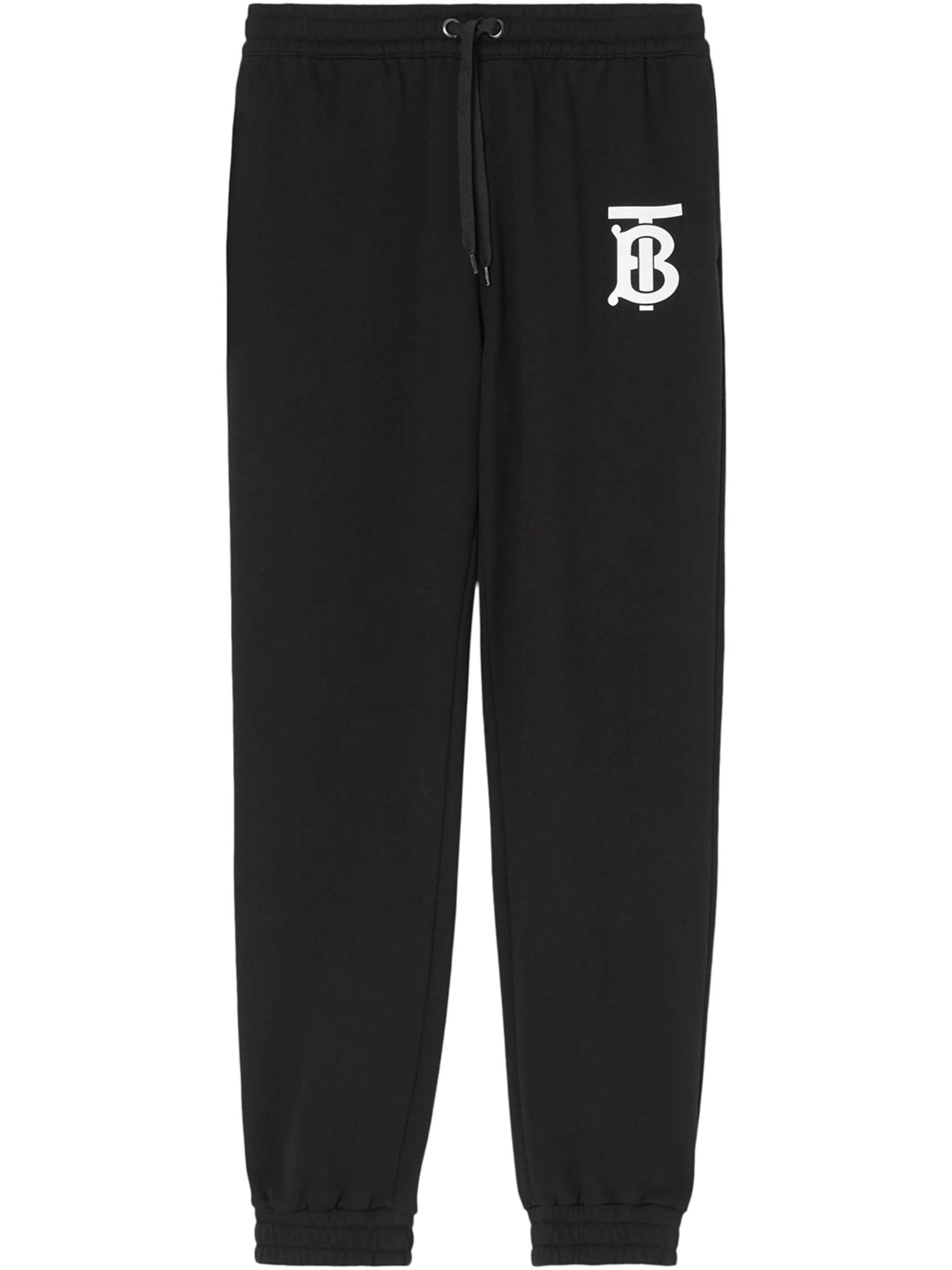 monogram logo cotton track trousers