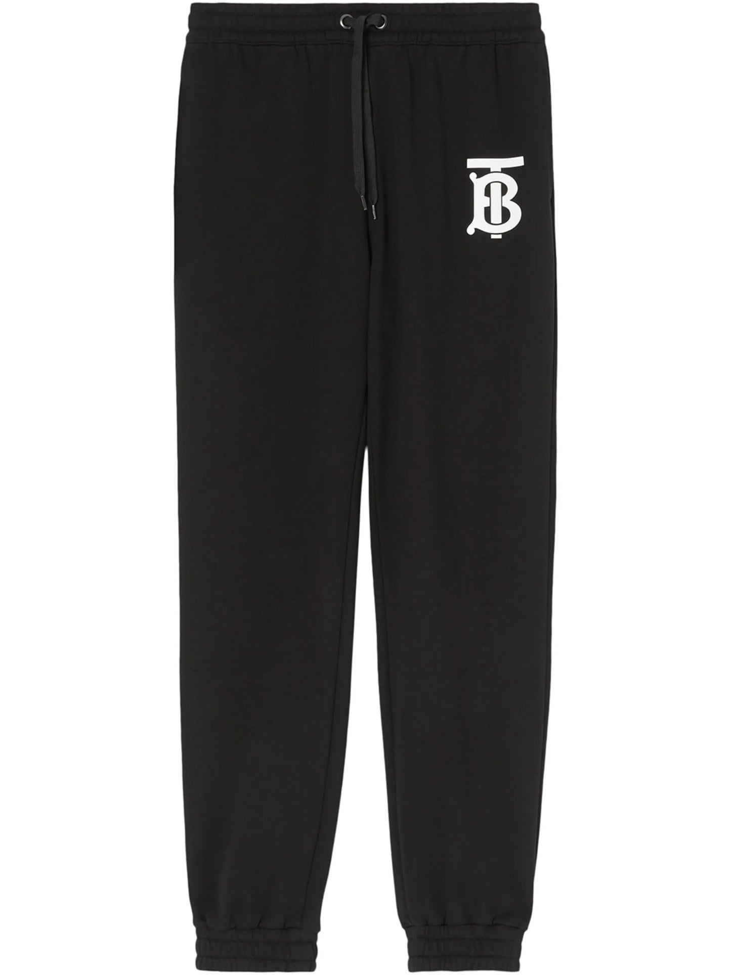 monogram logo cotton track trousers