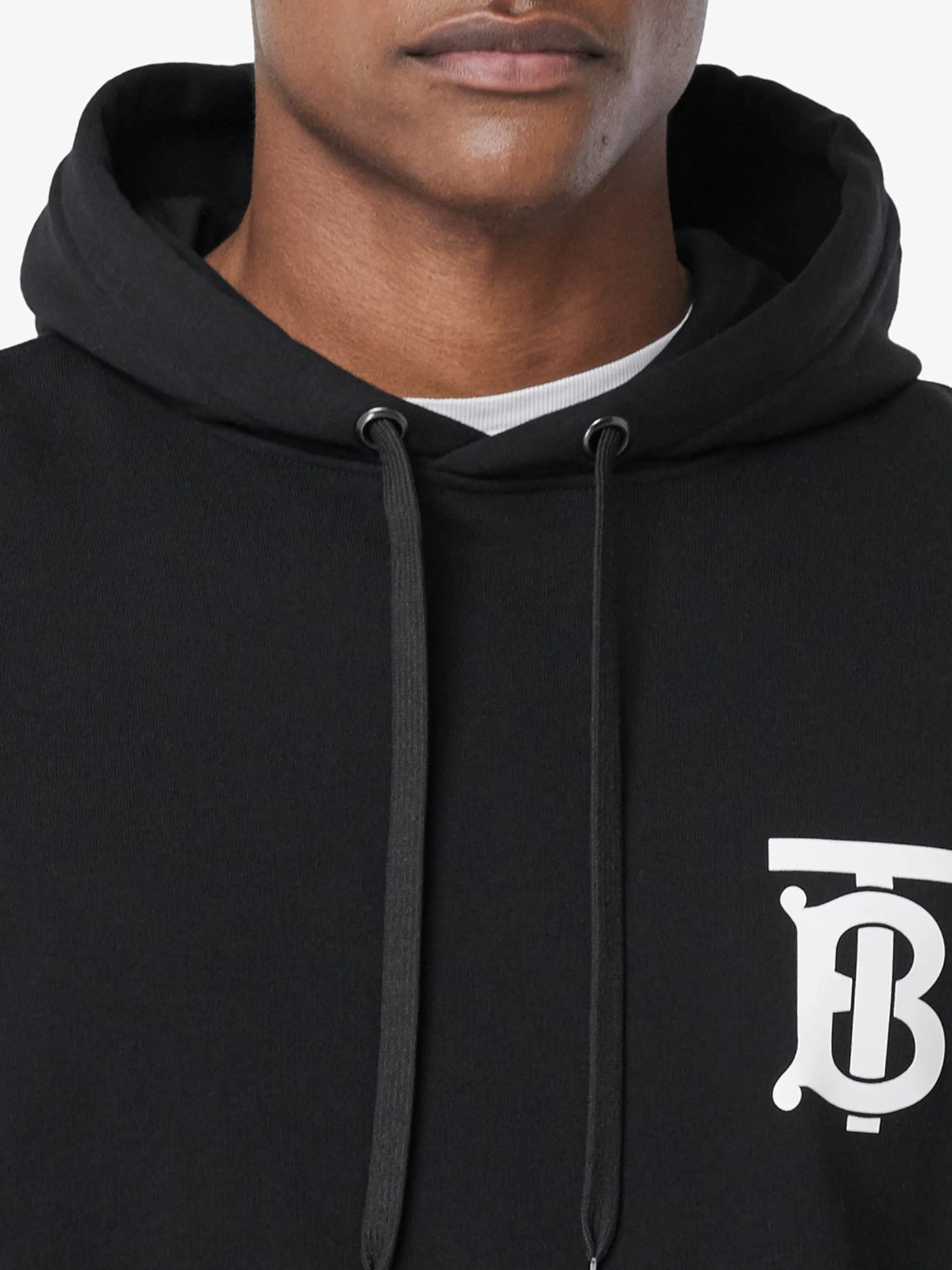 monogram-motif hoodie