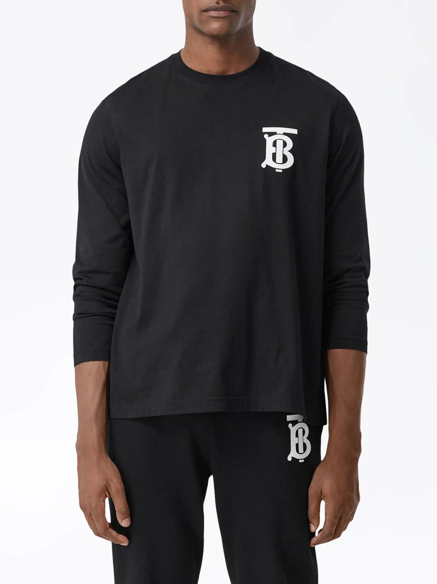 monogram-motif long-sleeve T-shirt
