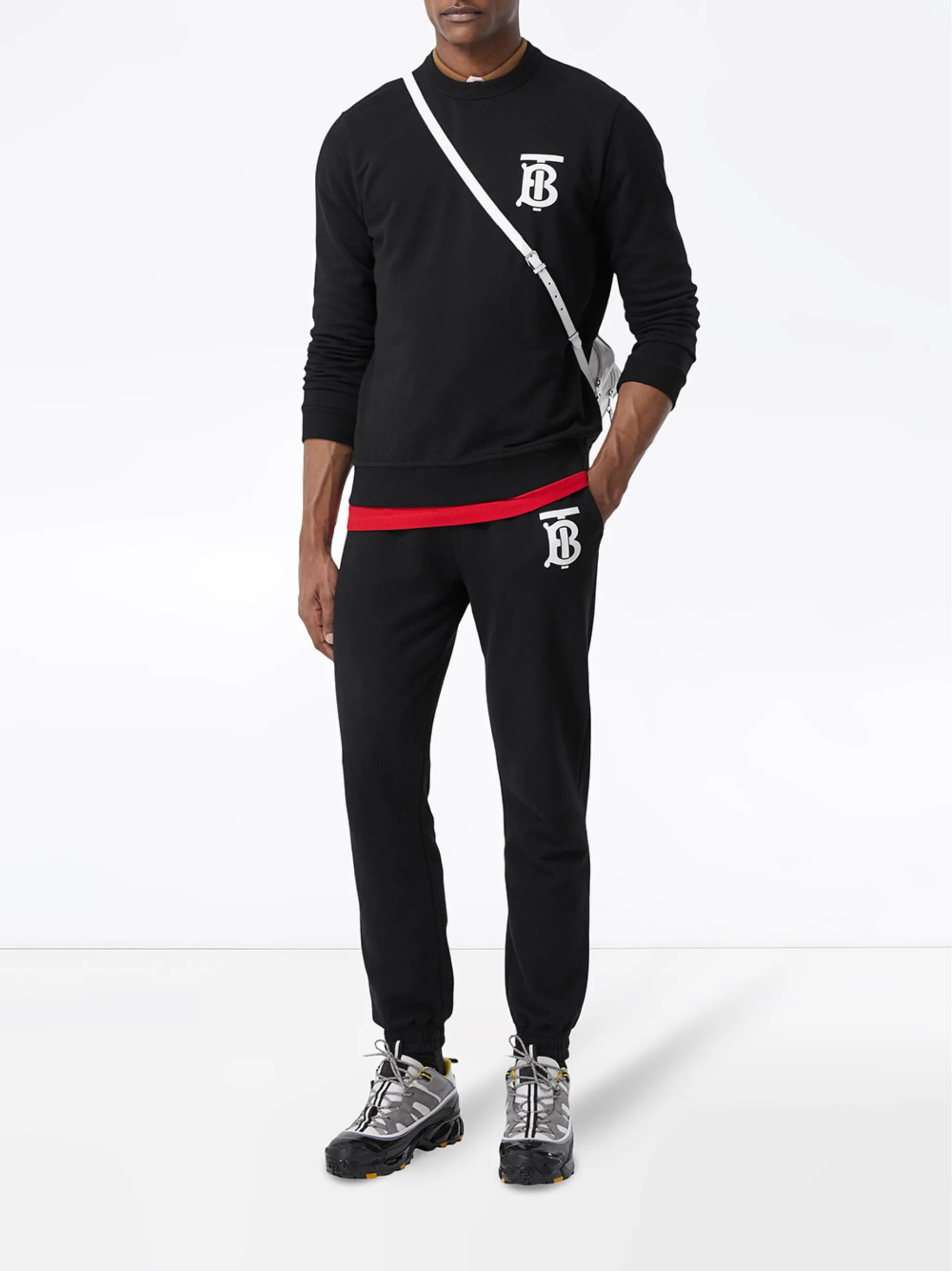 monogram logo cotton sweatshirt