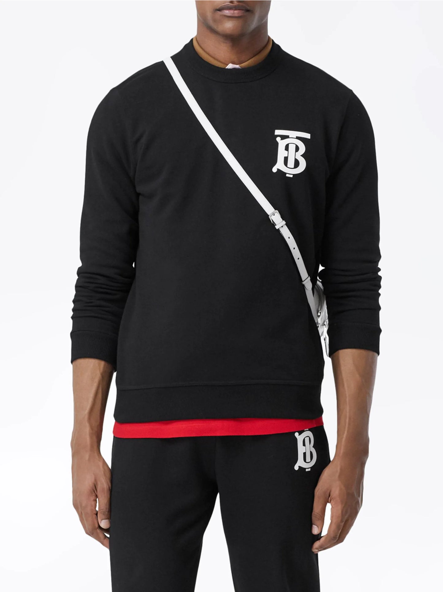 monogram logo cotton sweatshirt