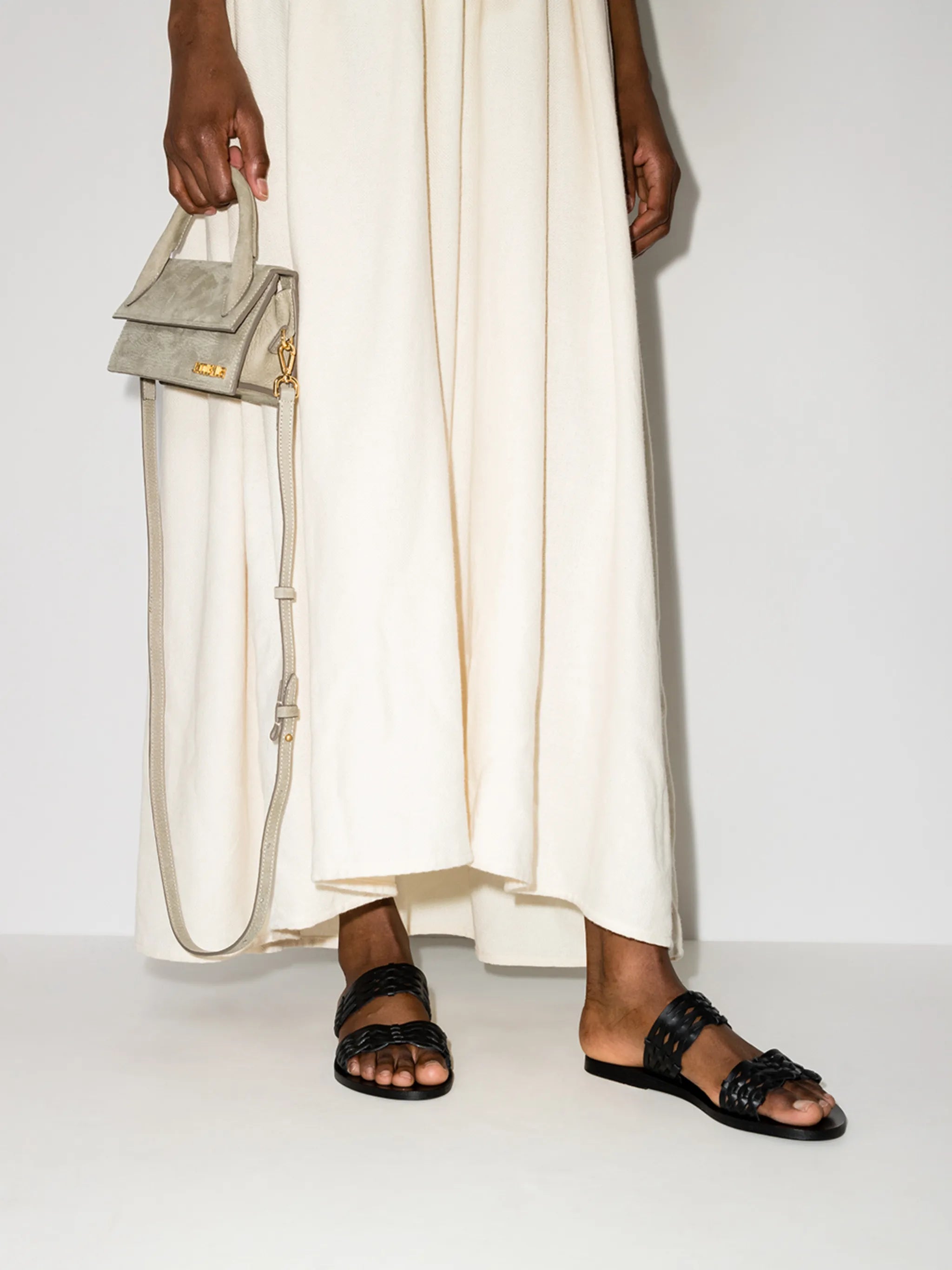 Melia woven leather sandals