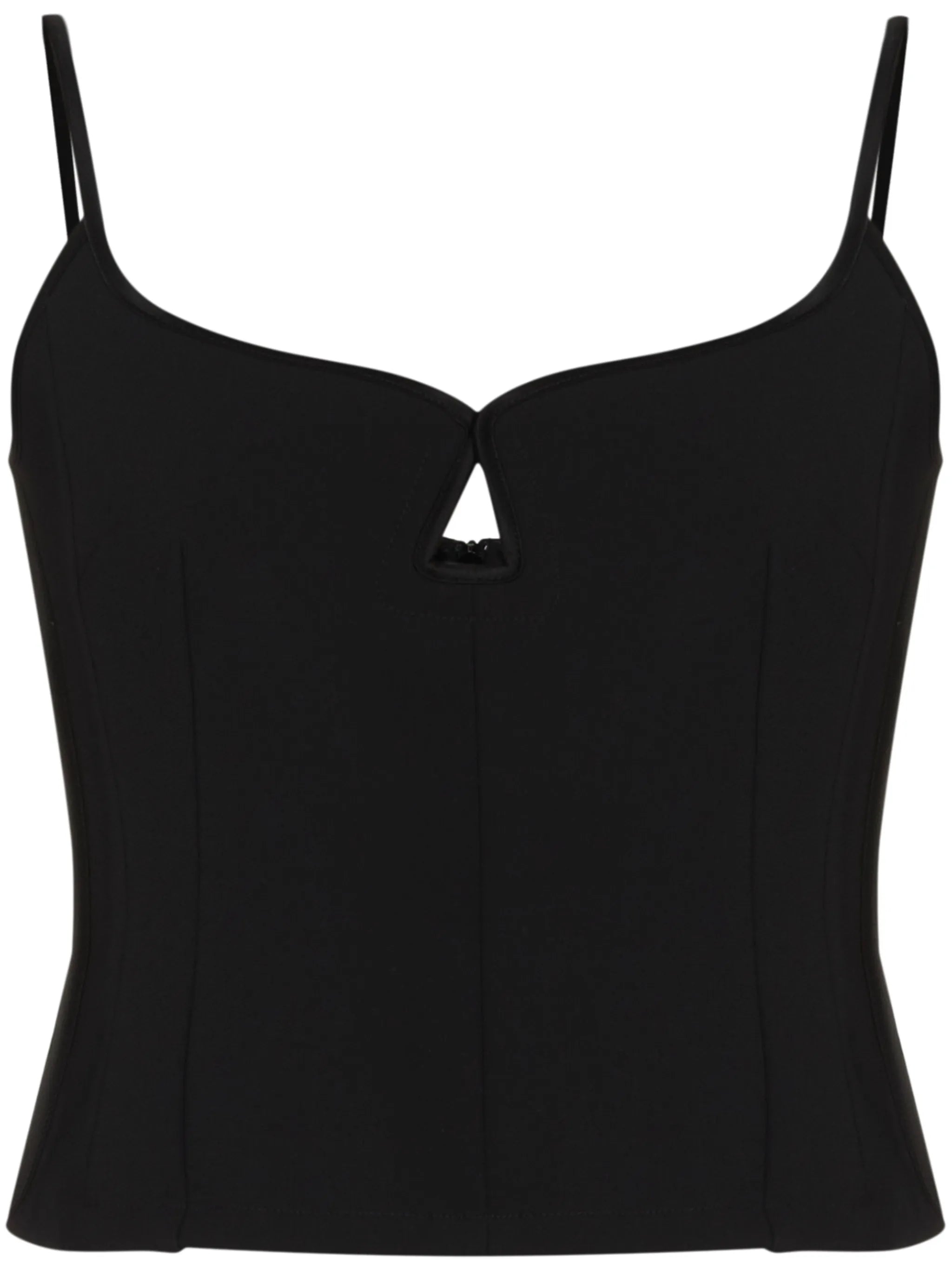 Marlo sweetheart-neck top