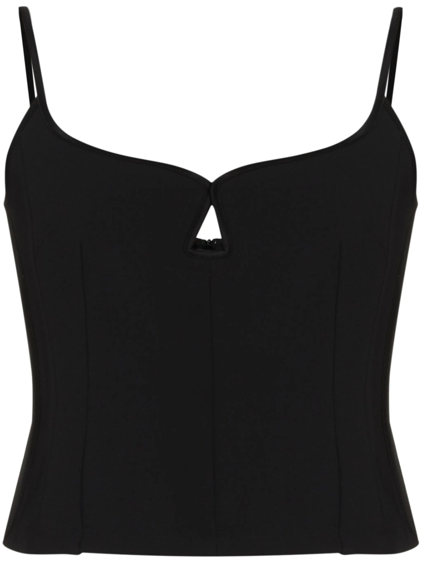 Marlo sweetheart-neck top